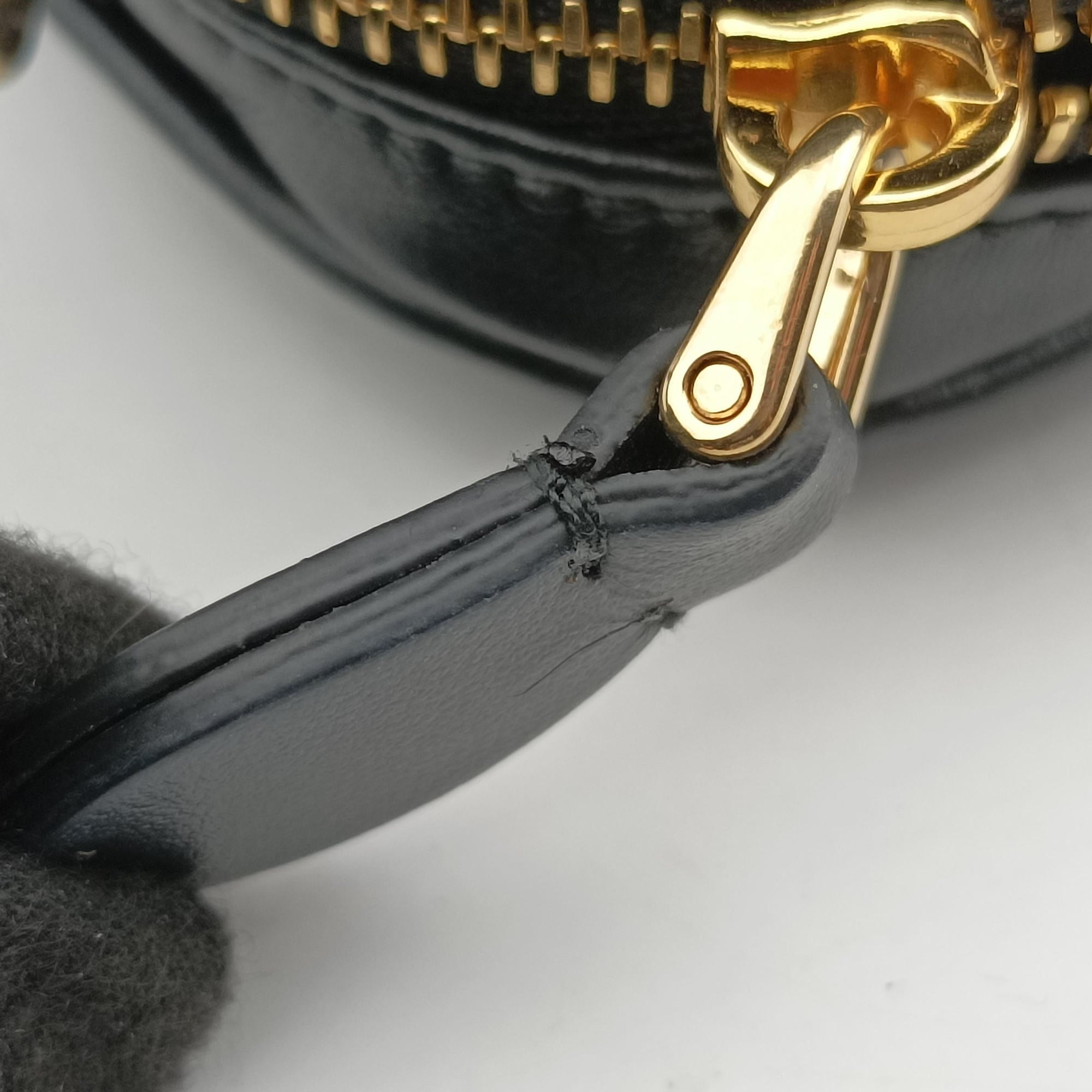 logo Black leather DNP104ロゴ ブラック レザー DNP104