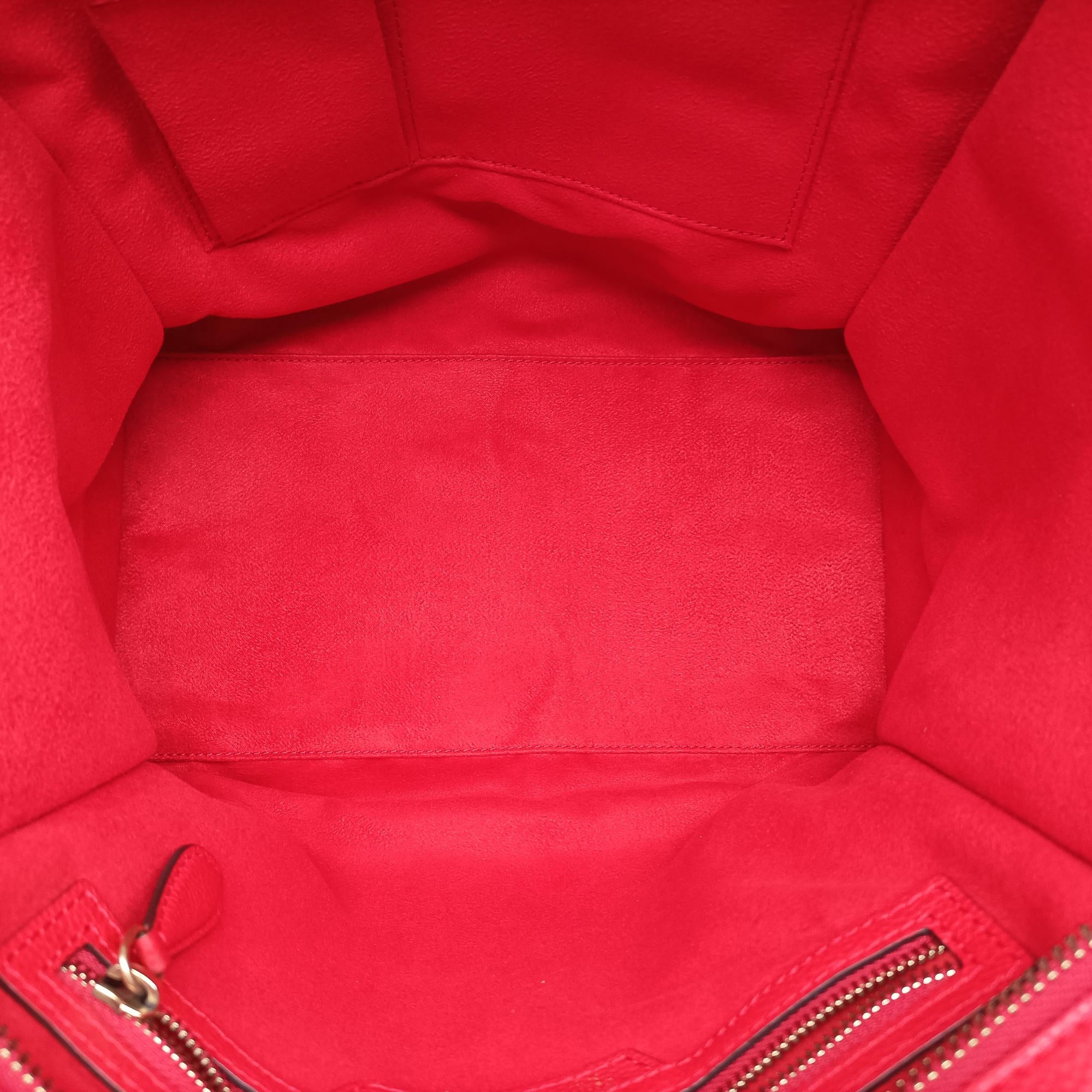 Luggage Mini Shopper Red Leather S-SN-1111 S-MM-1111ラゲージミニショッパー レッド レザー S-SN-1111 S-MM-1111