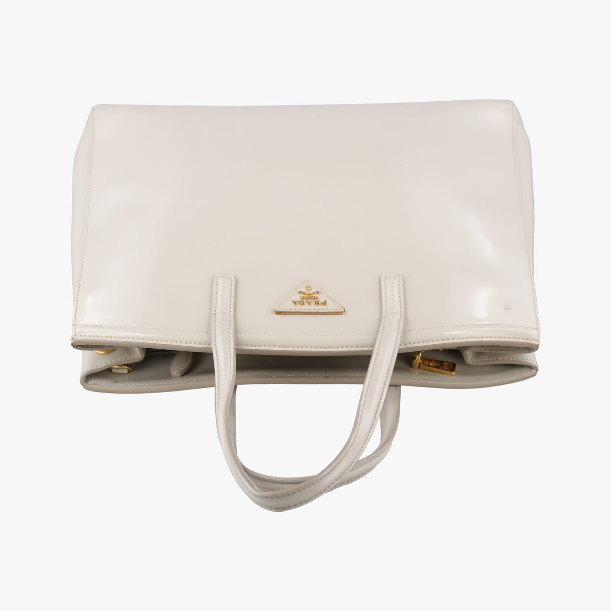 Parabole Tote White Patent 14 VIパラボラトート ホワイト パテント 14 VI