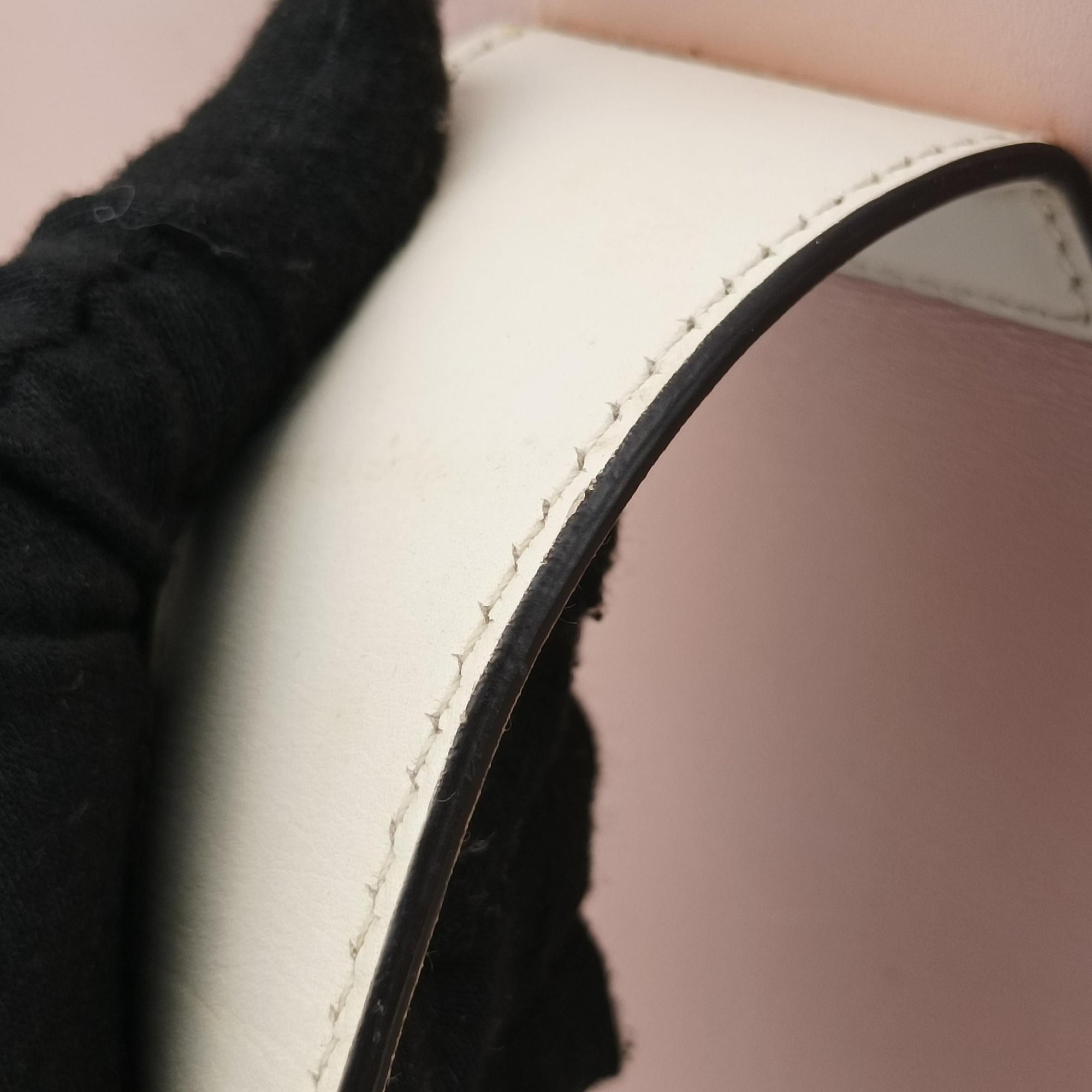 Nimfair Bamboo Pink x white Leather 453756 C020923025ニムフェア バンブー ピンクxホワイト レザー 453756 C020923025
