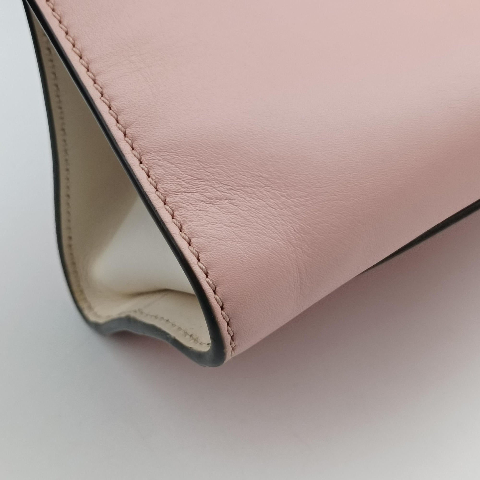 Nimfair Bamboo Pink x white Leather 453756 C020923025ニムフェア バンブー ピンクxホワイト レザー 453756 C020923025