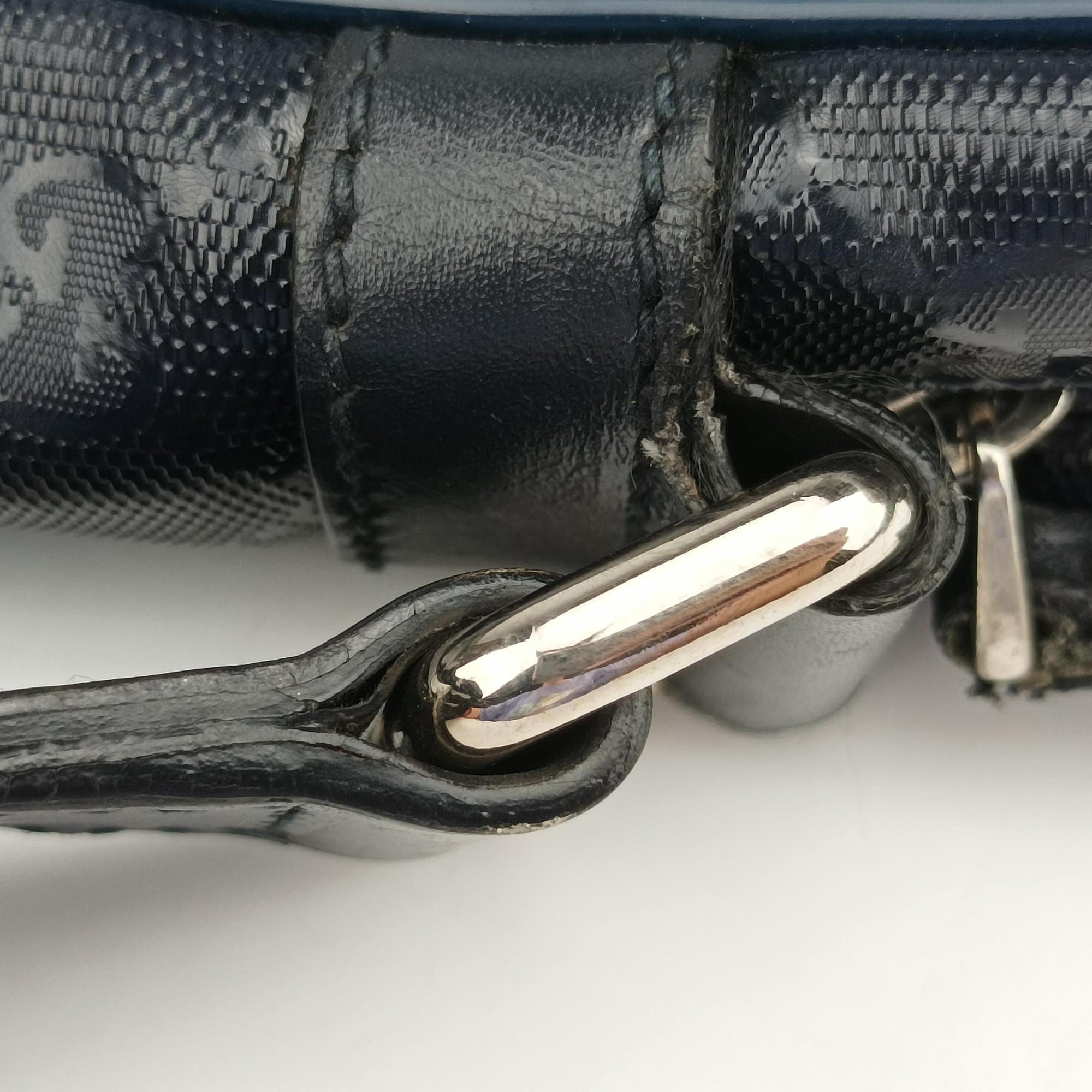 GG Imprime Messenger Navy PVC coated canvas 201448 I9747050GGインプリメ メッセンジャー ネイビー PVCコーティングキャンバス 201448 I9747050