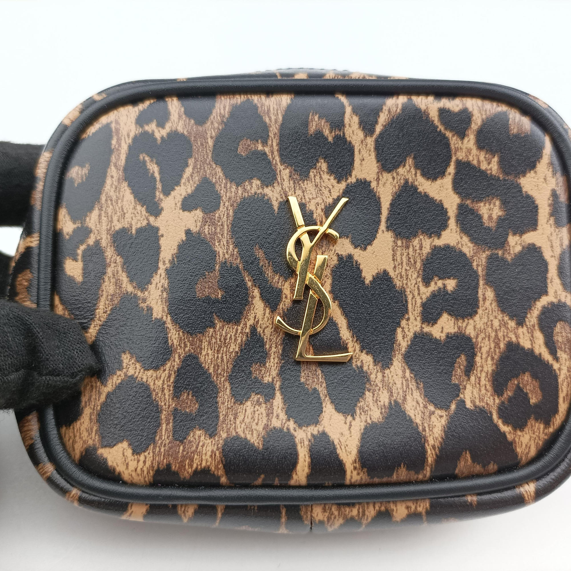Baby Lou Leopard Print Heart Black×Leopard Leather 650170 BRS650170.1020ベイビールー ブラック×レオパード レザー 650170 BRS650170.1020