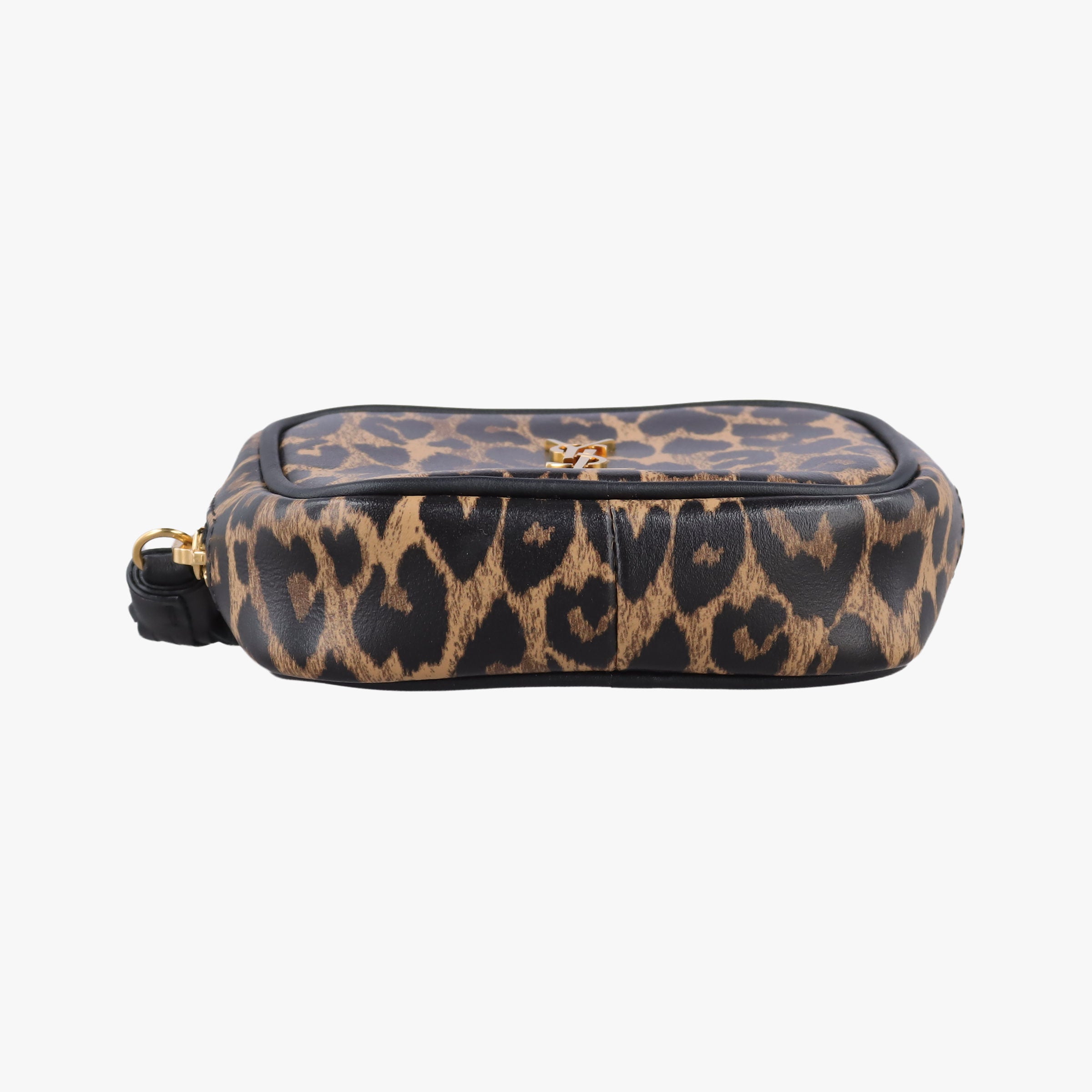 Baby Lou Leopard Print Heart Black×Leopard Leather 650170 BRS650170.1020ベイビールー ブラック×レオパード レザー 650170 BRS650170.1020