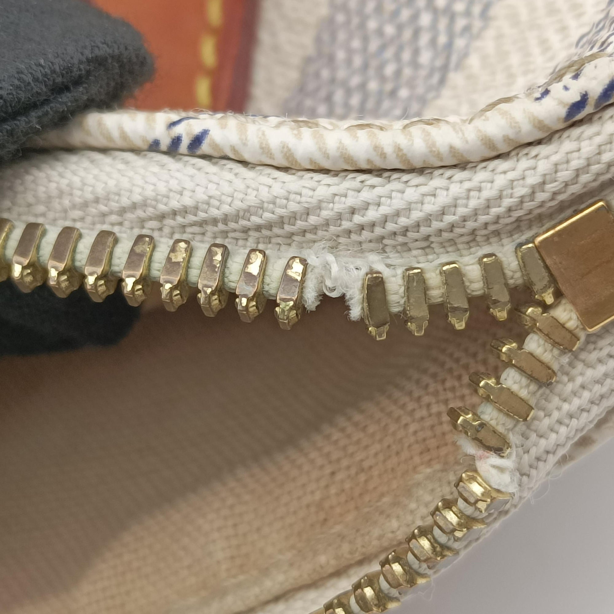 Figheri PM Azur Damier Canvas N41176 SN4181フィジェリPM アズール ダミエキャンバス N41176 SN4181