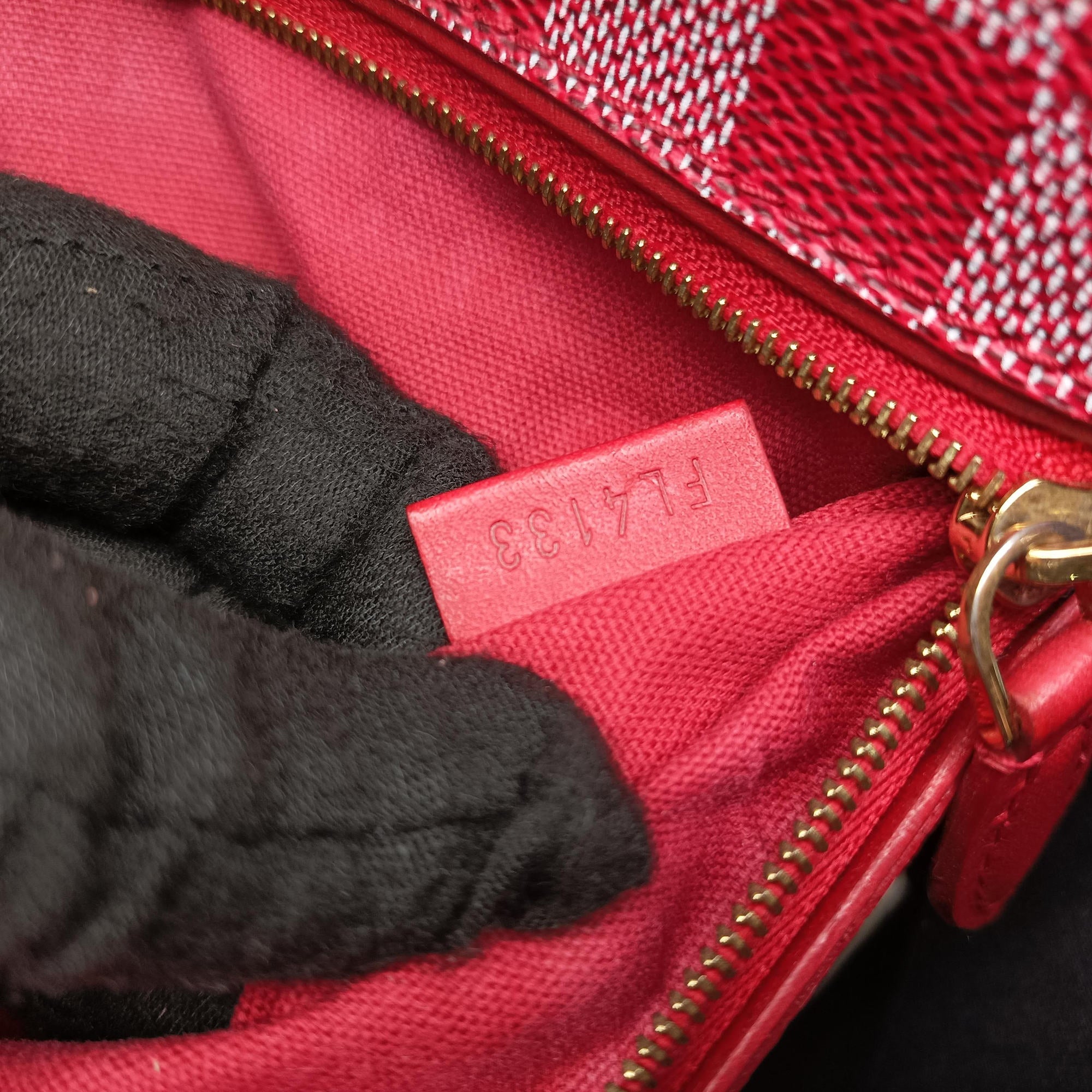Module CARMIN Damier PVC Coated Canvas N41306 FL4133モジュール カーマイン ダミエ PVCコーティングキャンバス N41306 FL4133