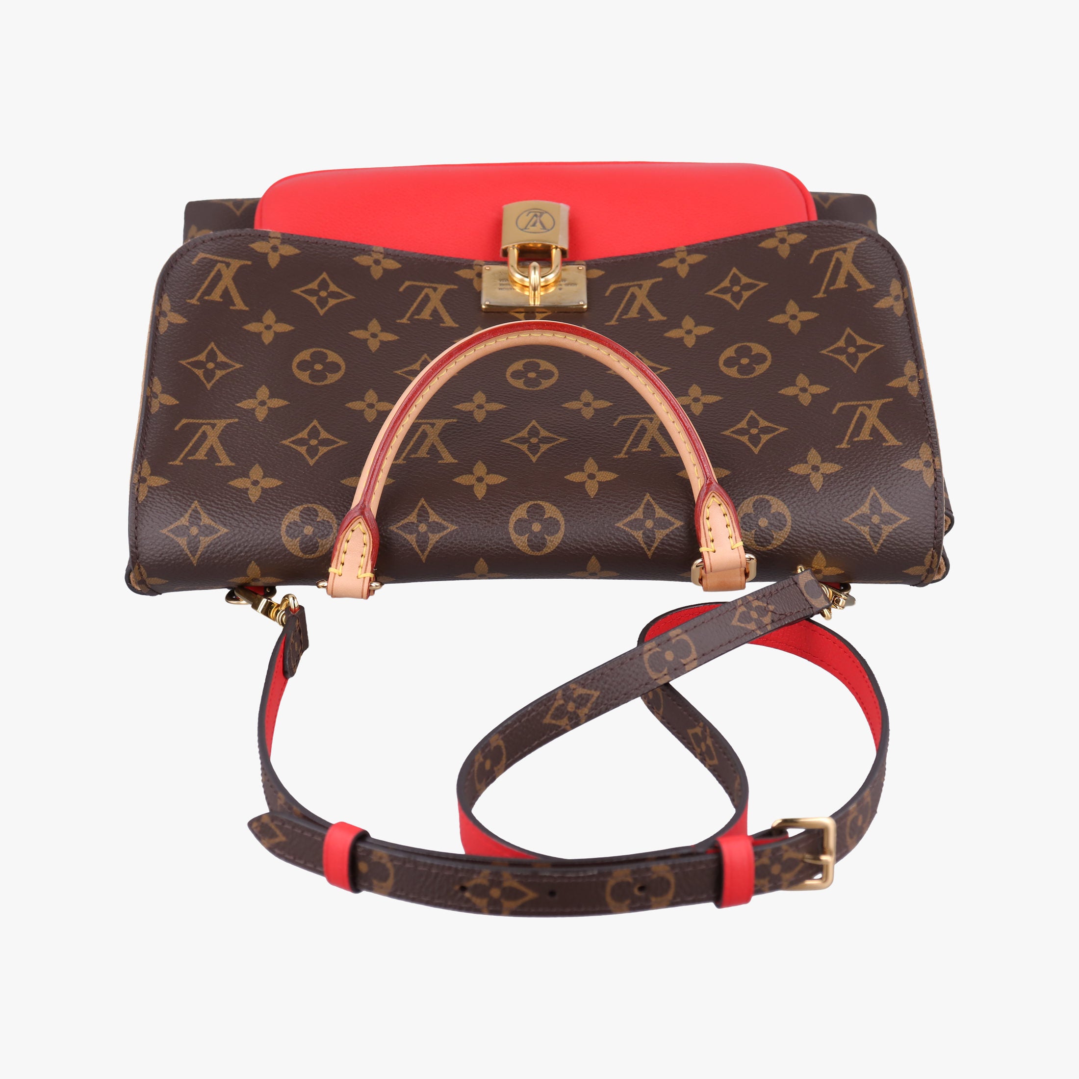 MARIGNAN Brown×COQUELICOT Monogram Canvas×calf leather M44286 FL2108マリニャン モノグラム/ブラウン×コクリコ モノグラムキャンバス×カーフレザー M44286 FL2108