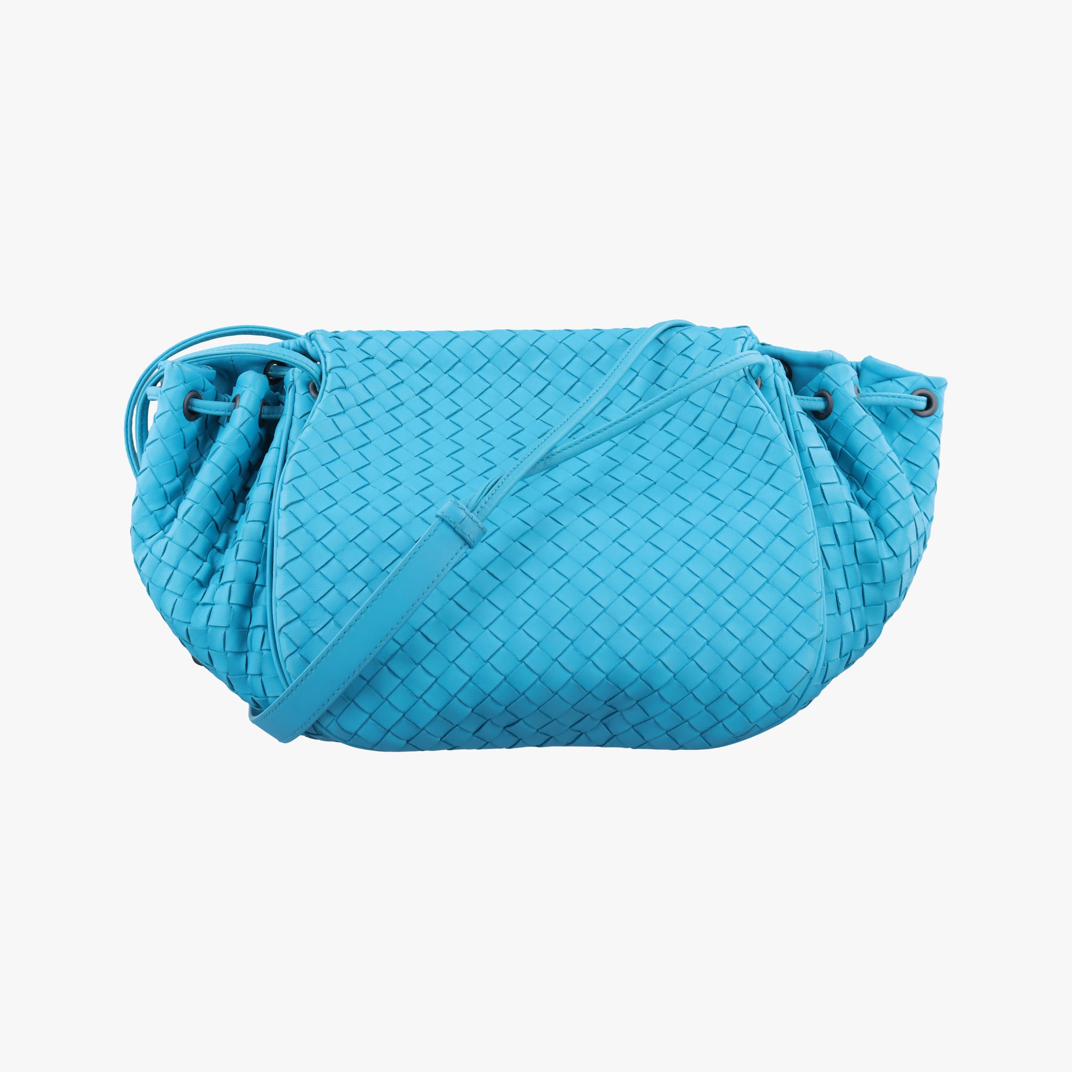 Intrecciato Blue lambskin B00496591Cイントレチャート ブルー ラムスキン B00496591C