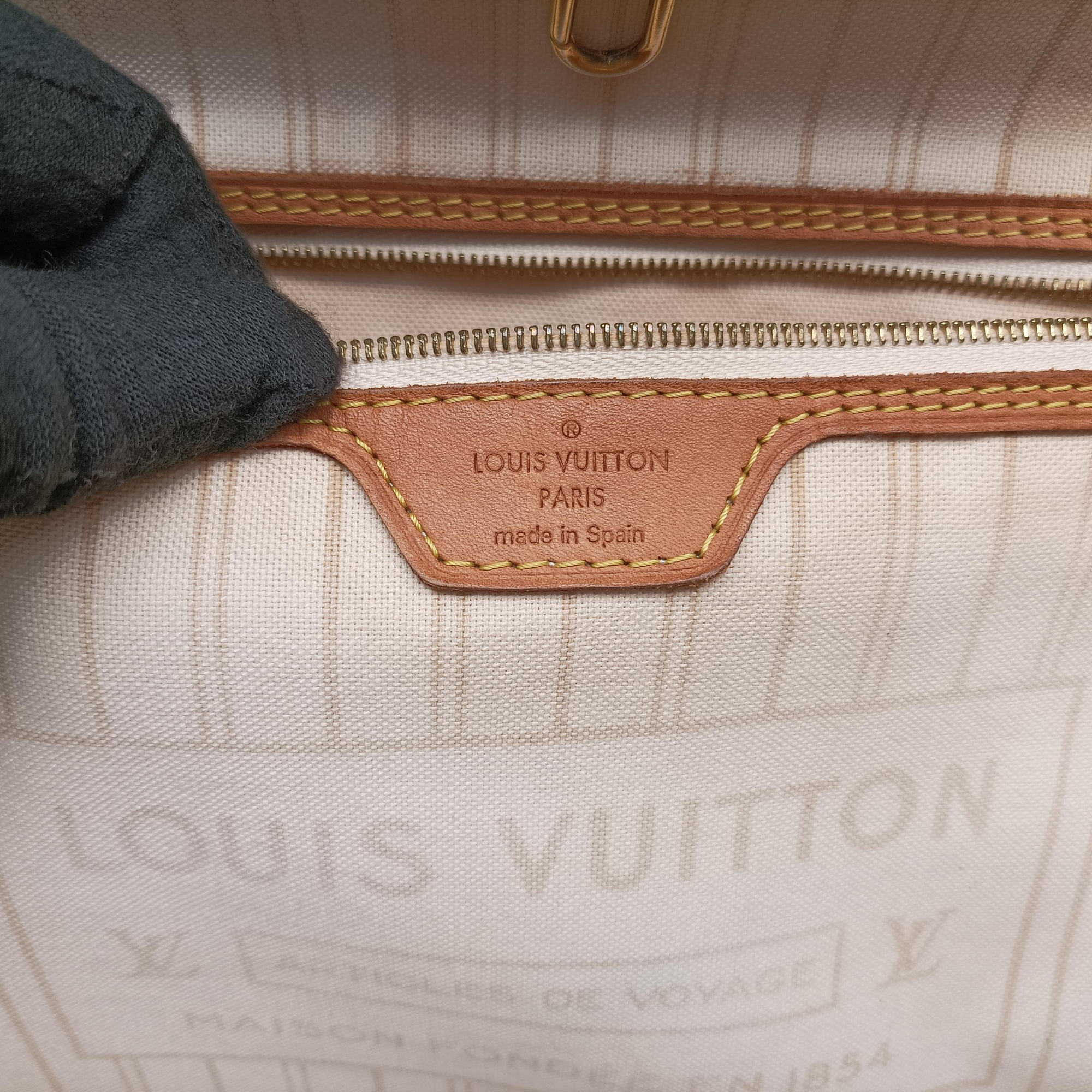 Neverfull MM Azur Damier Canvas N51107 GI5115ネヴァーフルMM アズール ダミエキャンバス N51107 GI5115