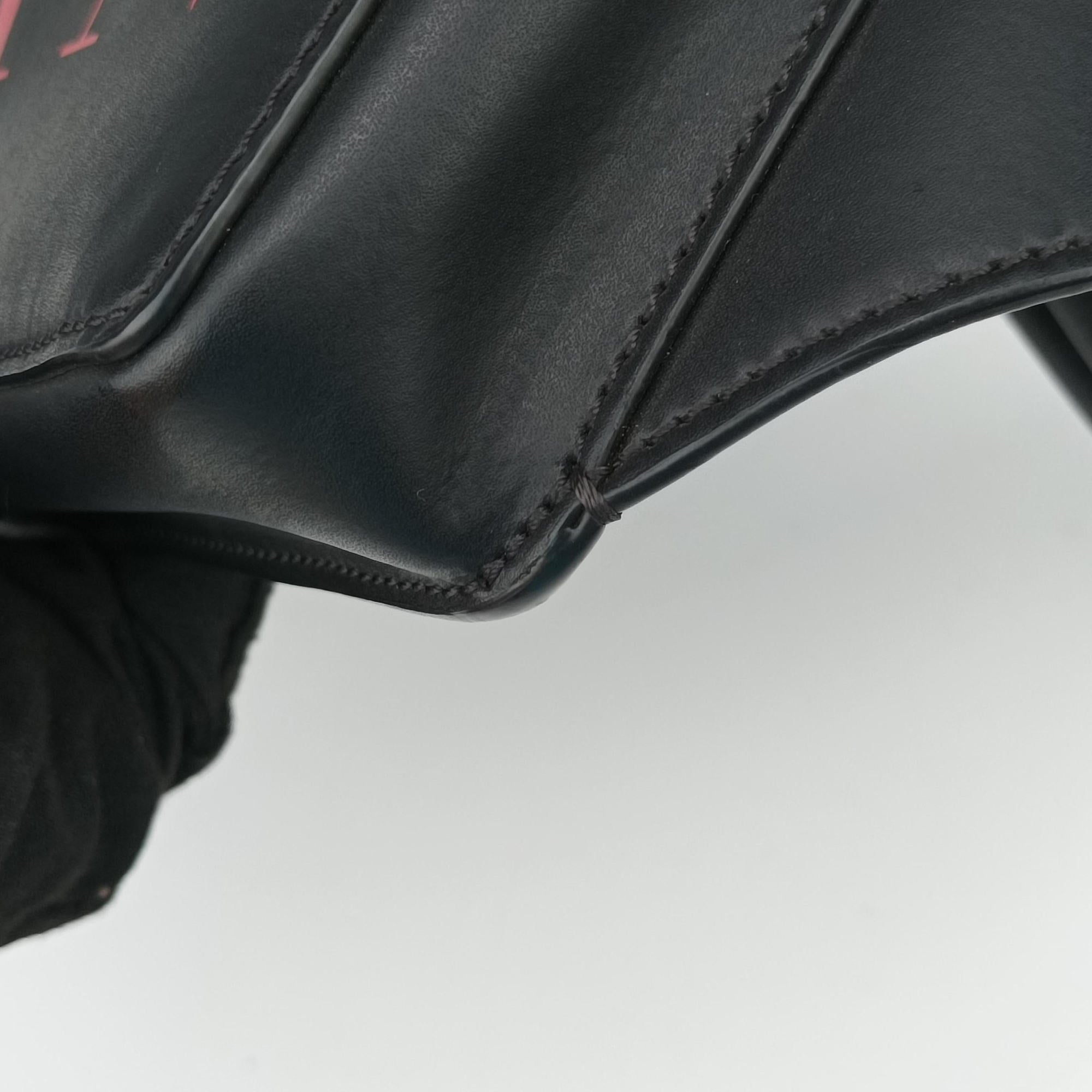 VLTN Print Black Leather VLTN プリント ブラック レザー