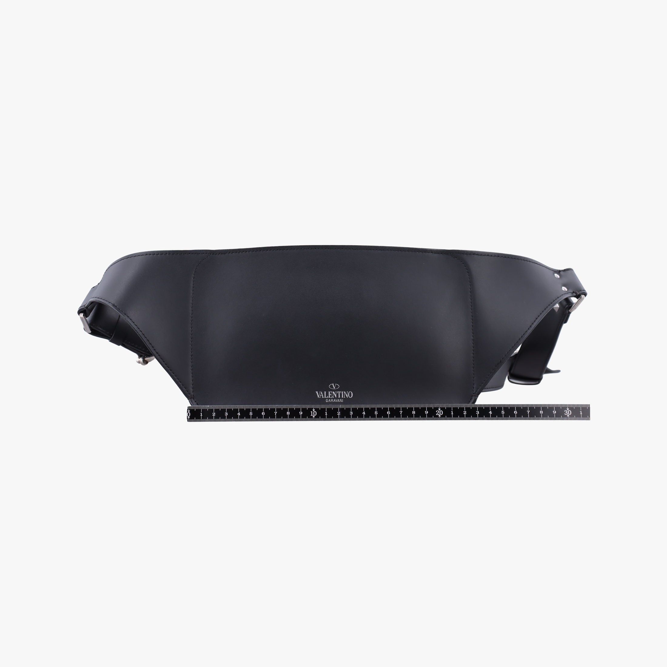 VLTN Print Black Leather VLTN プリント ブラック レザー
