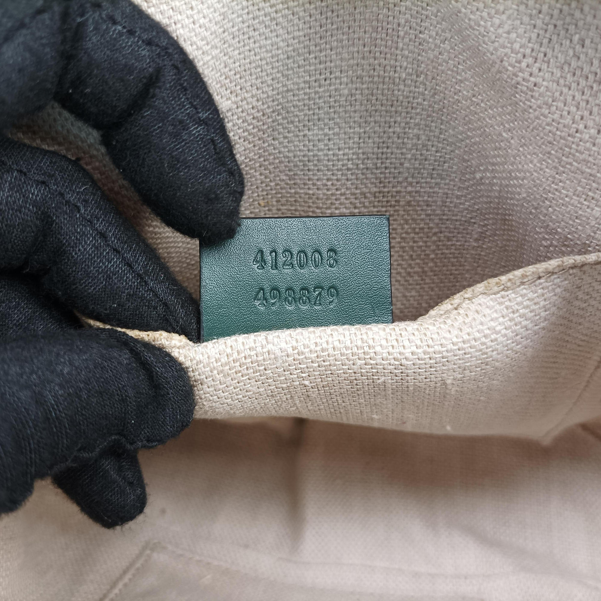 Bee Web Green Leather 412008 G019343745ビー ウェブ グリーン レザー 412008 G019343745