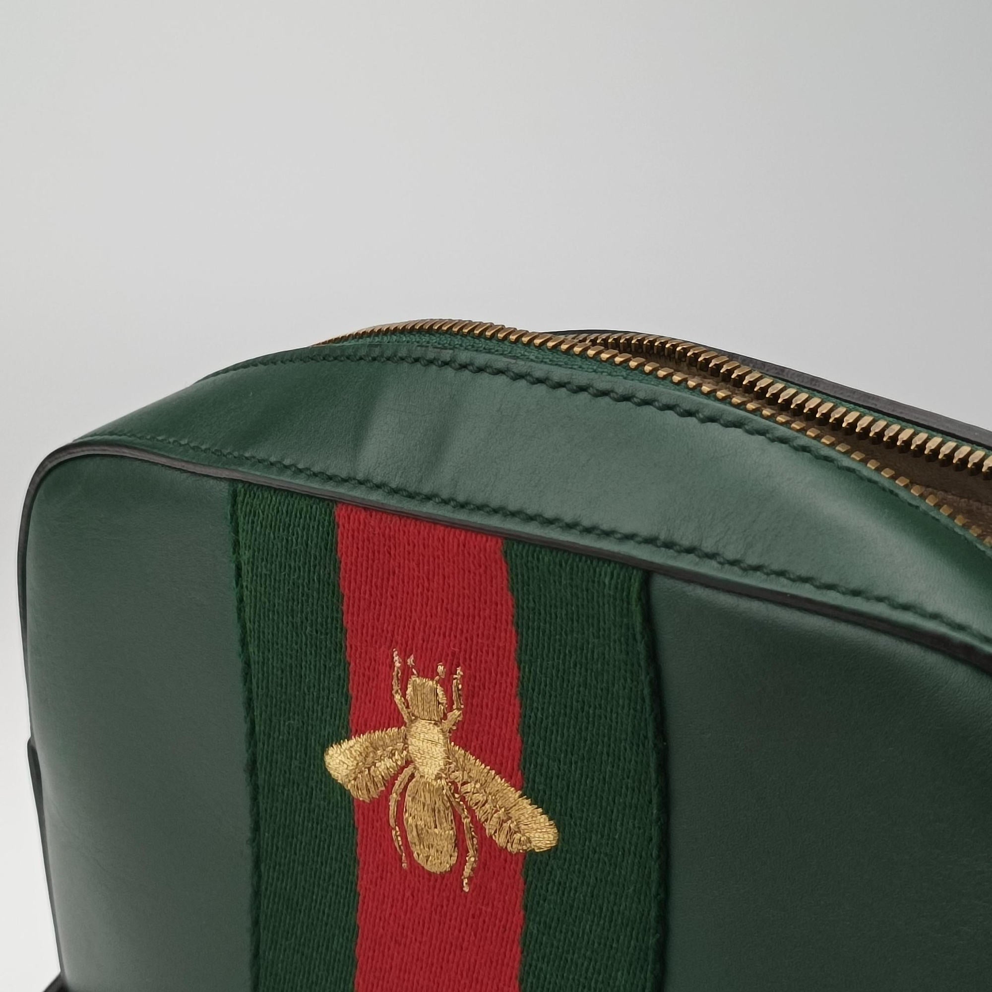 Bee Web Green Leather 412008 G019343745ビー ウェブ グリーン レザー 412008 G019343745