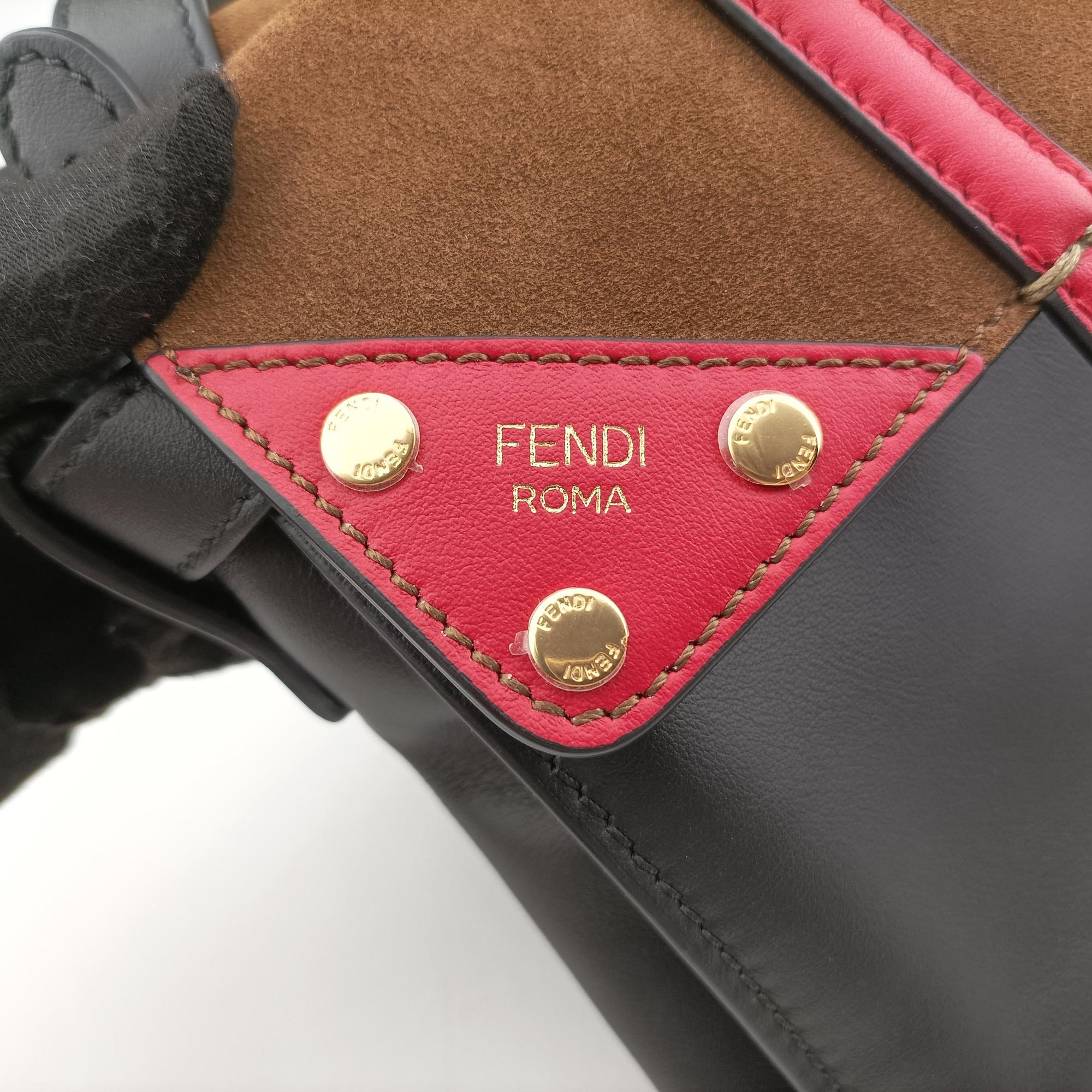 Flip black×red×brown Leather× Suede 8TB302 8TB302-A6CG-199-0189フリップ ブラック×レッド×ブラウン レザー×スエード 8TB302 8TB302-A6CG-199-0189