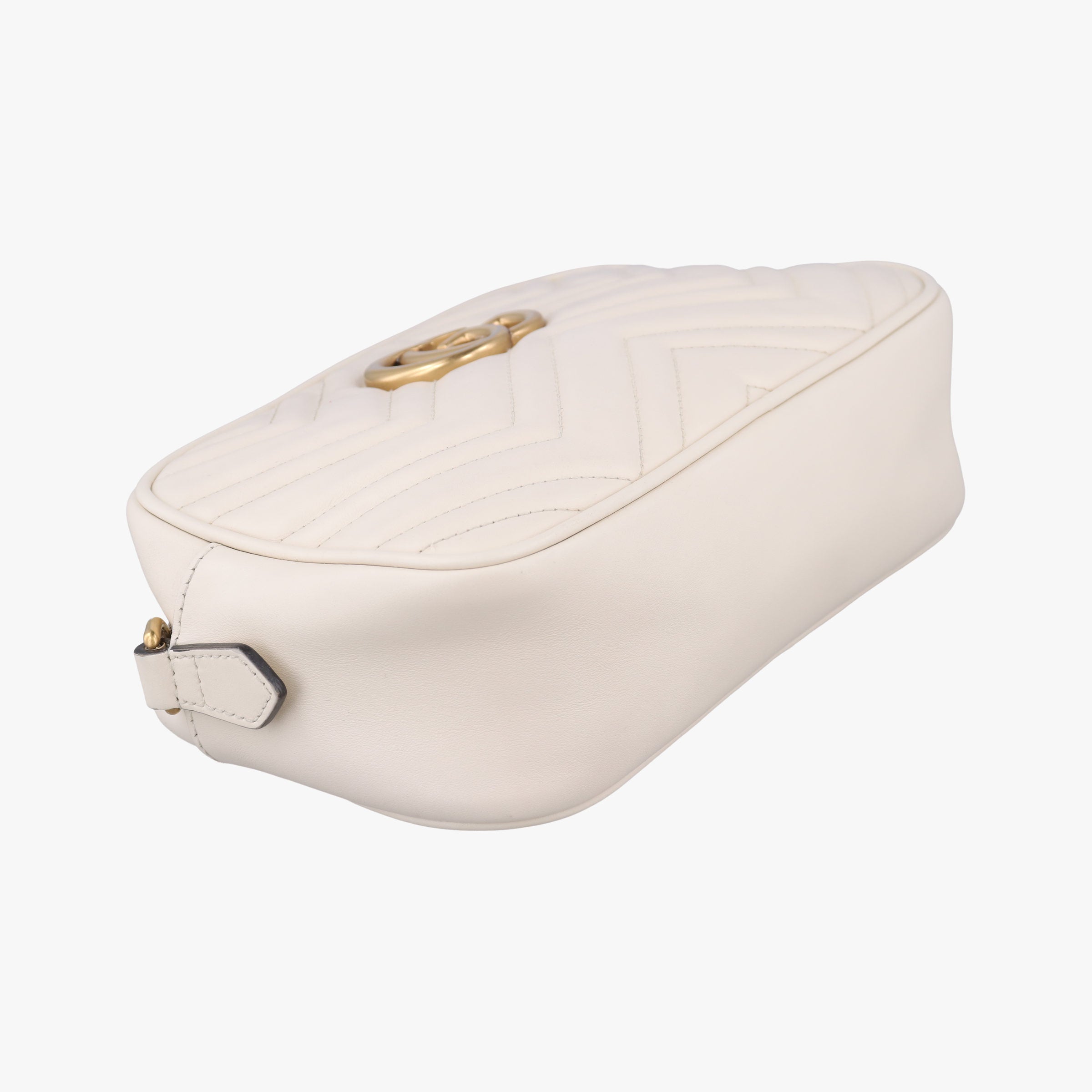 GG Marmont White Leather 447632 A029700467GGマーモント ホワイト レザー 447632 A029700467