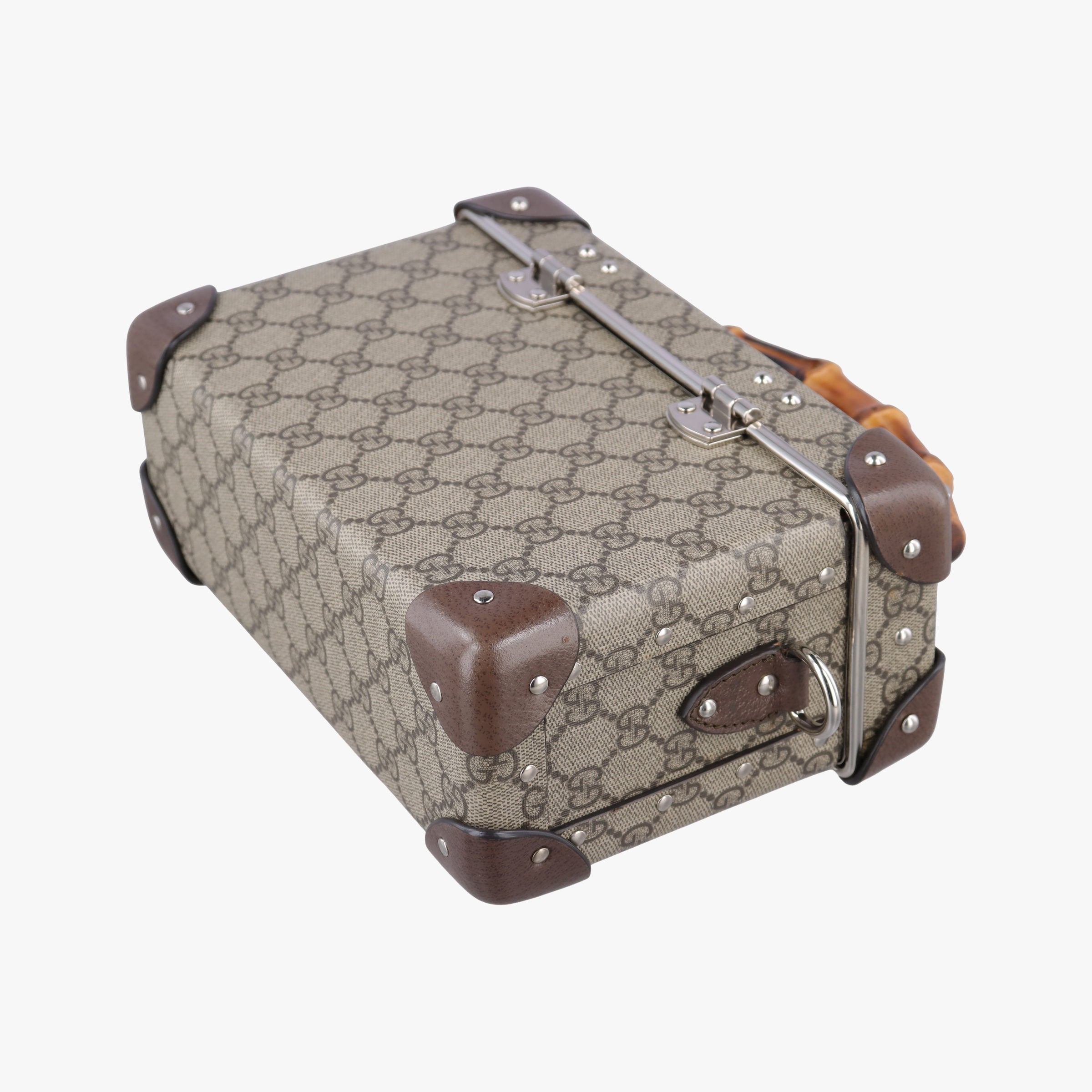 Padlock Brown PVC coated canvas×Leather 588351 パドロック ブラウン PVCコーティングキャンバス×レザー 588351