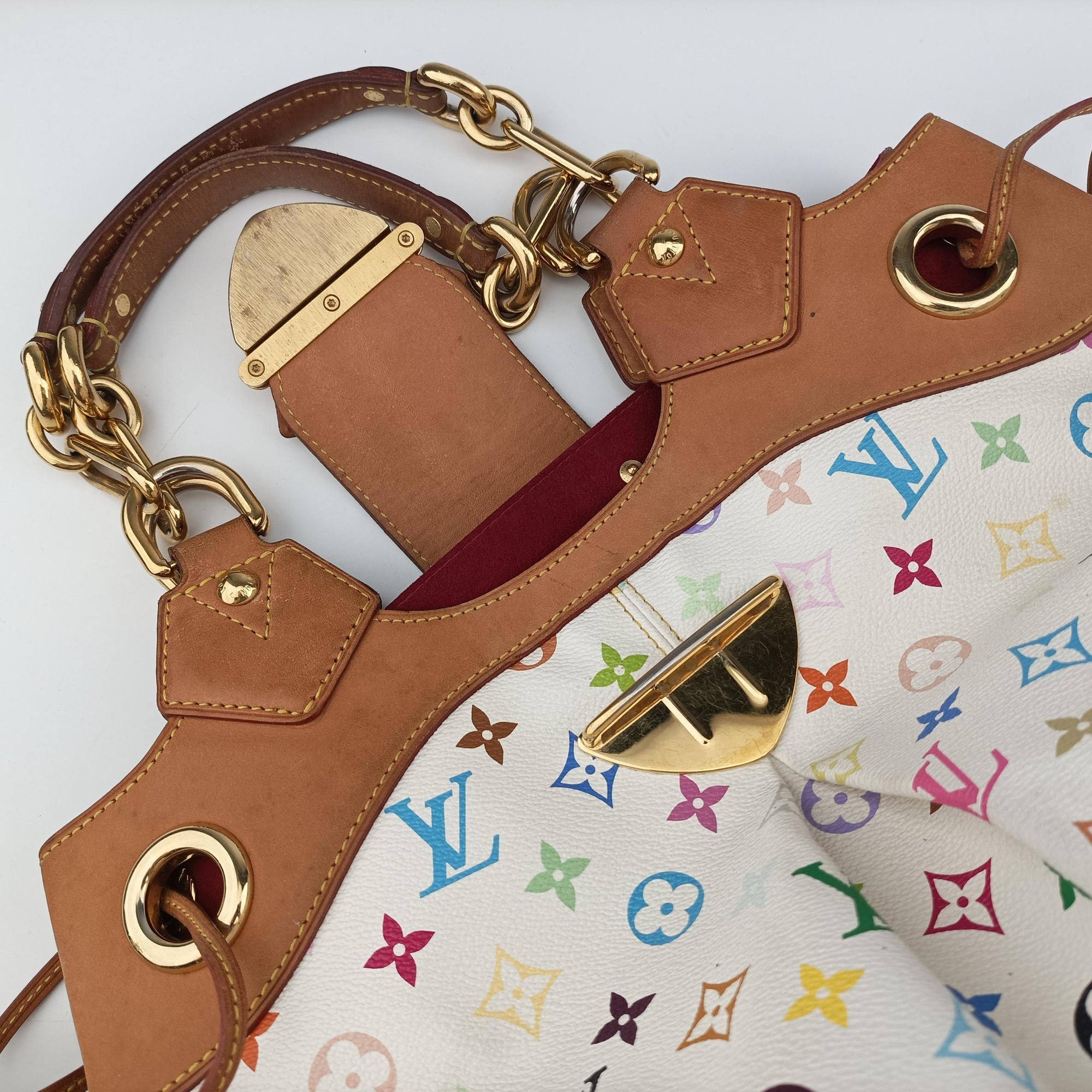 URSULA white Monogram Multicolor M40123 Lot number unknownウルスラ ブロン モノグラム マルチカラー M40123 製番不明