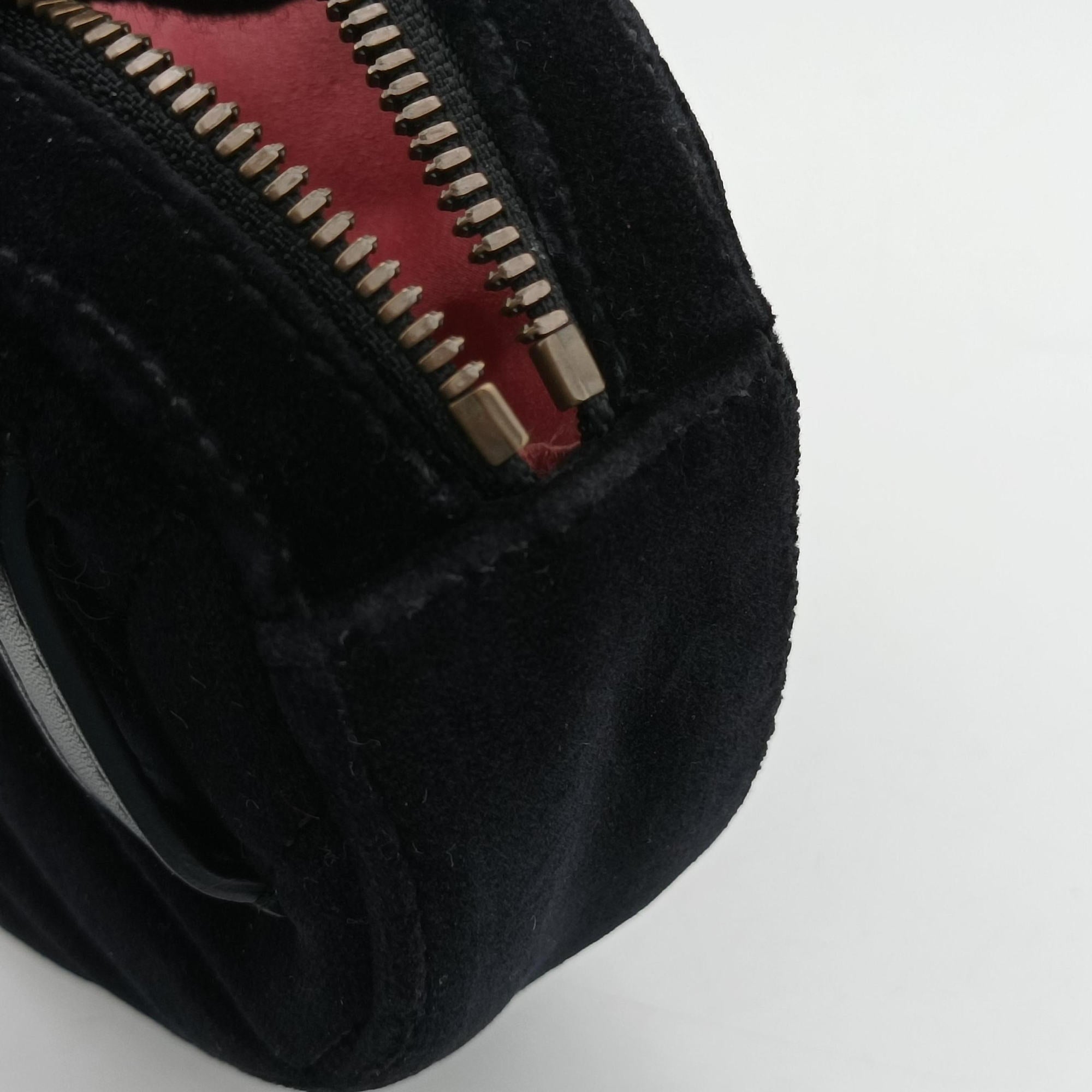 GG Marmont Black velour 476434 E023746628GGマーモント ブラック ベロア 476434 E023746628