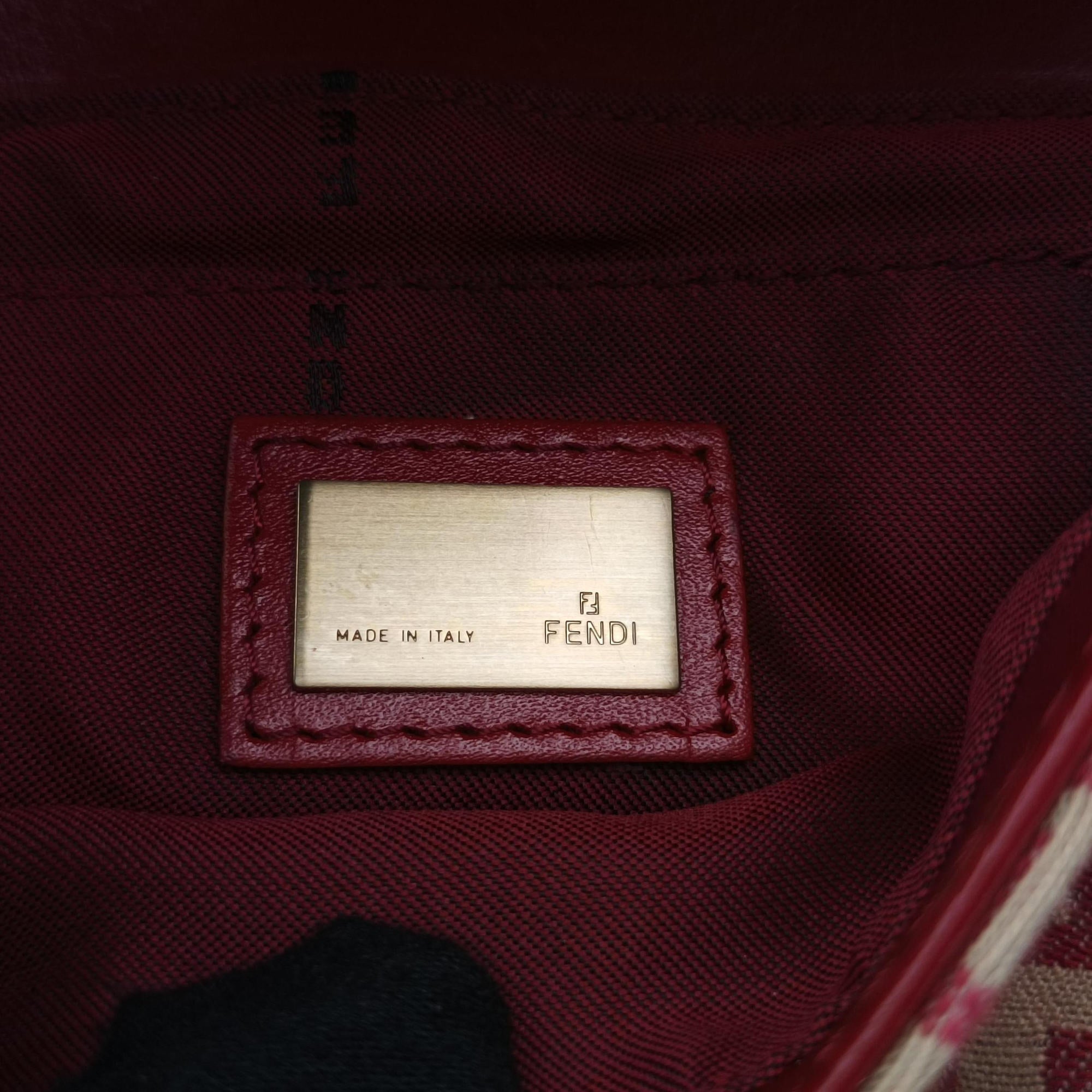Zucchino Borsa Red canvas×leather 8BR429 2354/8BR429/MGU/049ズッキーノ ボルサ レッド キャンバス×レザー 8BR429 2354/8BR429/MGU/049