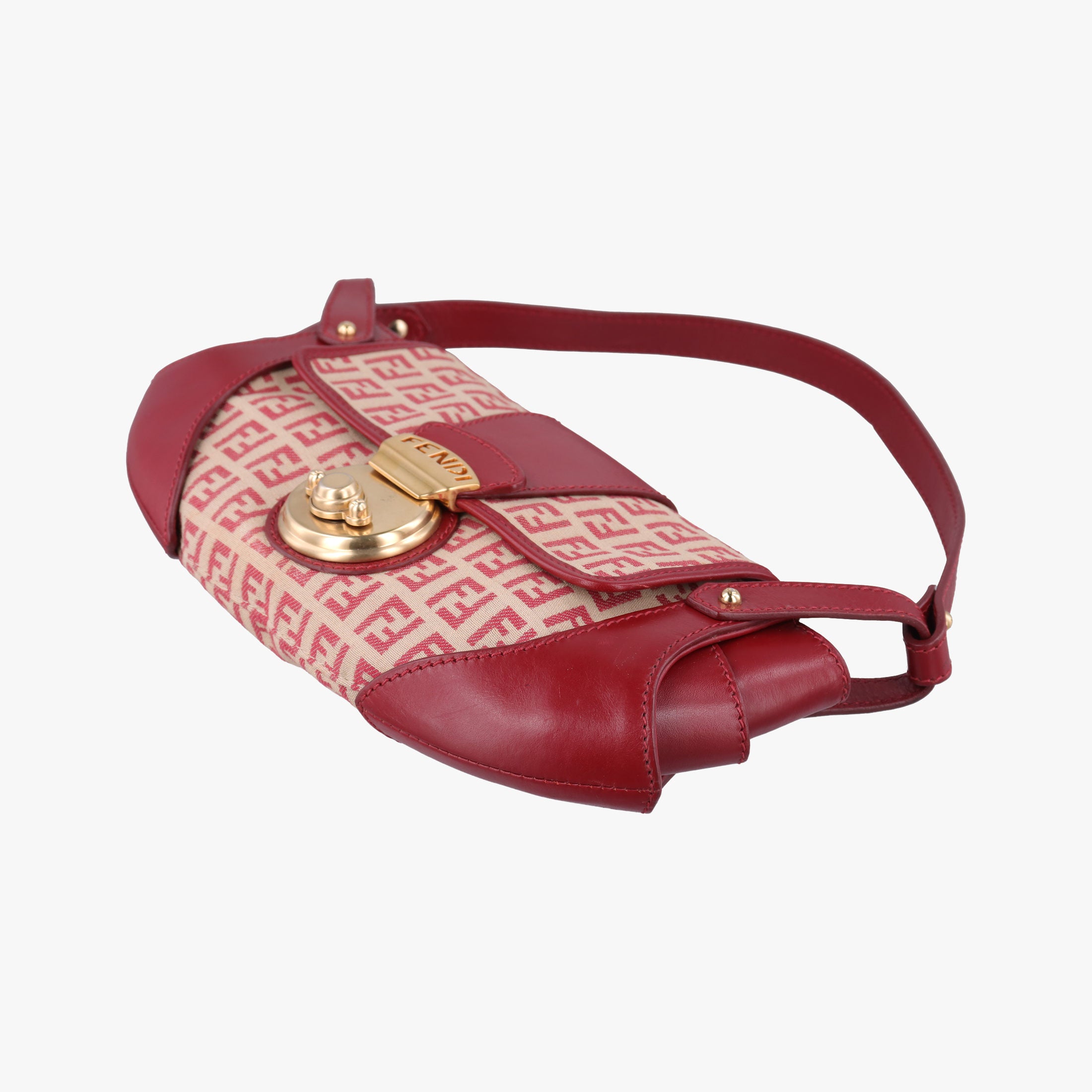 Zucchino Borsa Red canvas×leather 8BR429 2354/8BR429/MGU/049ズッキーノ ボルサ レッド キャンバス×レザー 8BR429 2354/8BR429/MGU/049