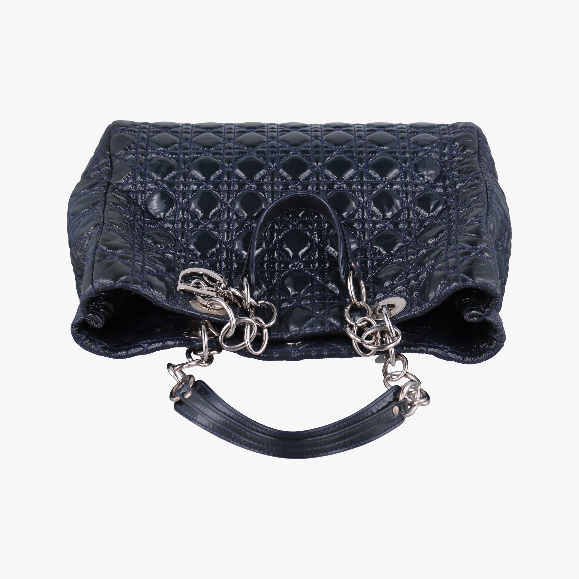Cannage Dior Soft Shopping Green Patent Leather 01-RU-0132ディオールソフト グリーン パテント 01-RU-0132