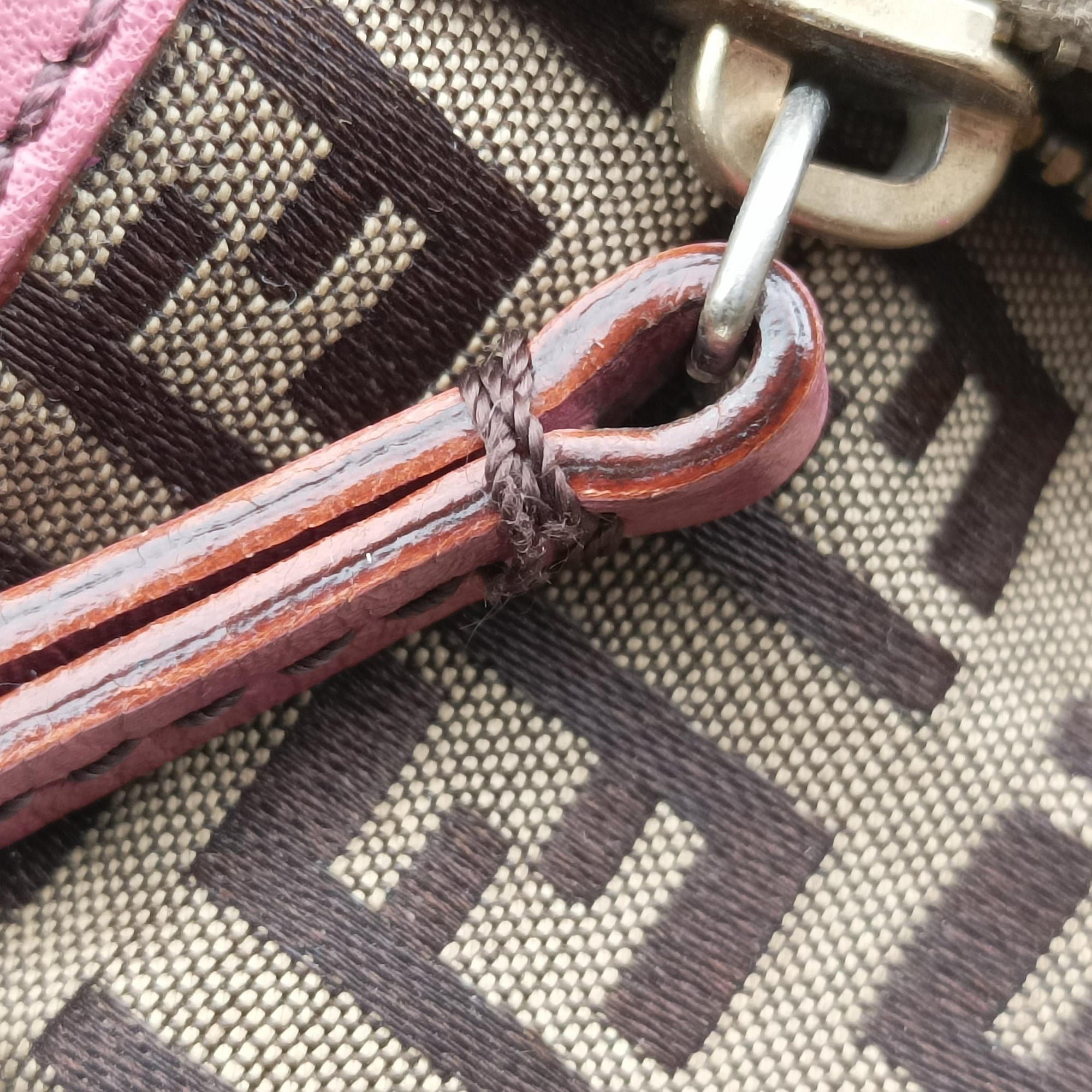 Zucchino Brown×Pink Canvas×Leather 8BH139 2321-8BH139.LXT-059ズッキーノ ブラウン×ピンク キャンバス×レザー 8BH139 2321-8BH139.LXT-059