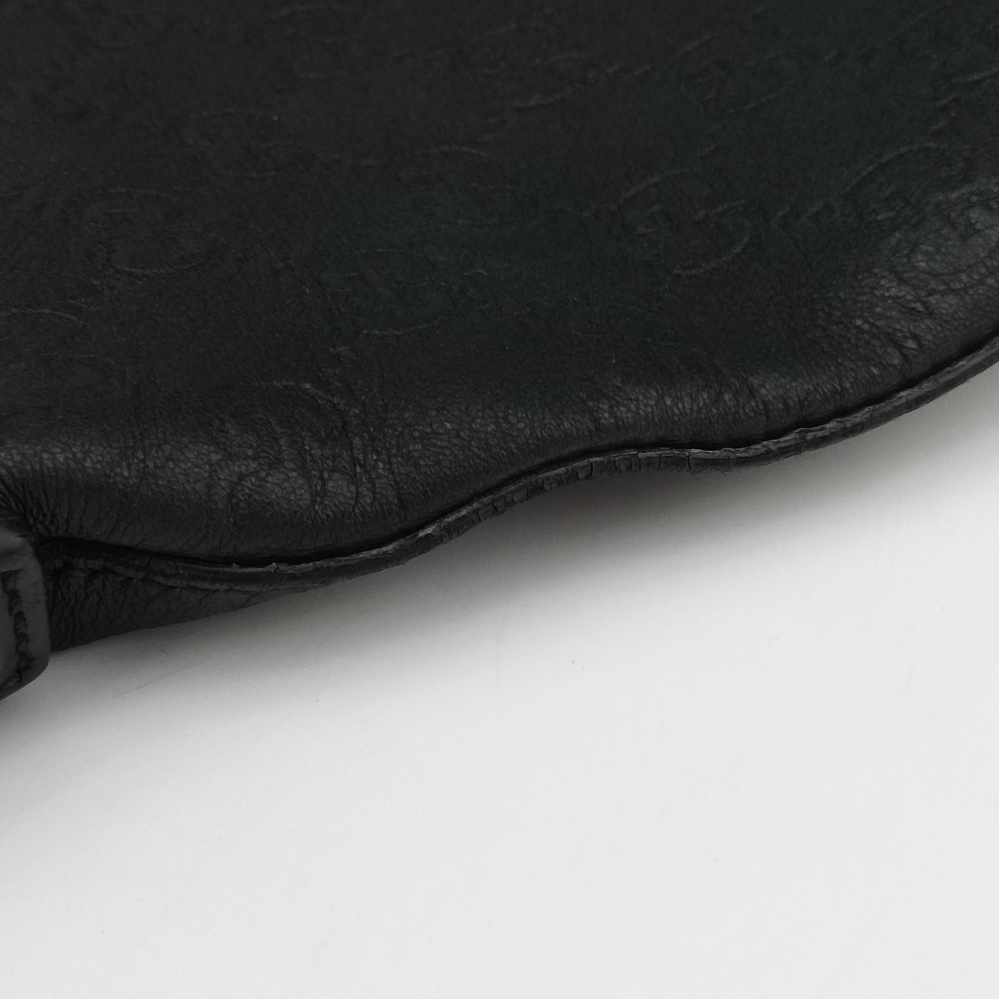 GG Imprime messenger Black Leather 473882 D021955082インプリメ メッセンジャー ブラック レザー 473882 D021955082