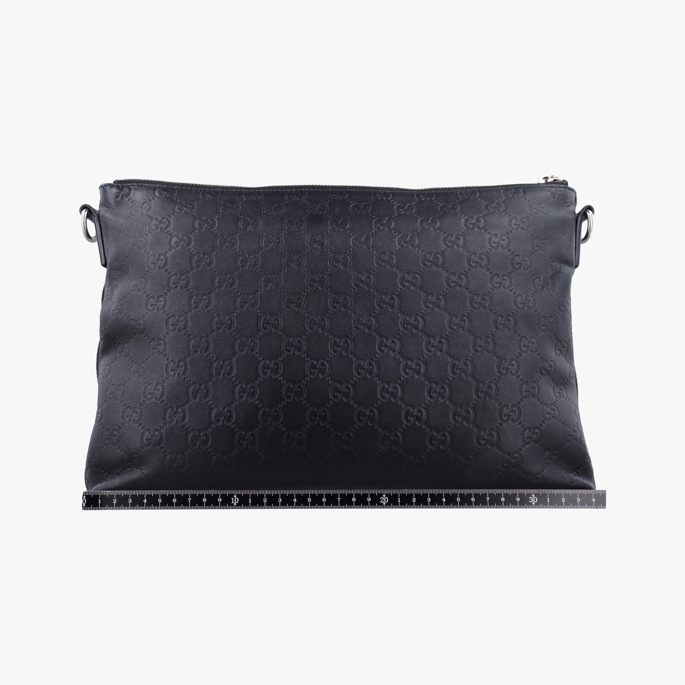 GG Imprime messenger Black Leather 473882 D021955082インプリメ メッセンジャー ブラック レザー 473882 D021955082