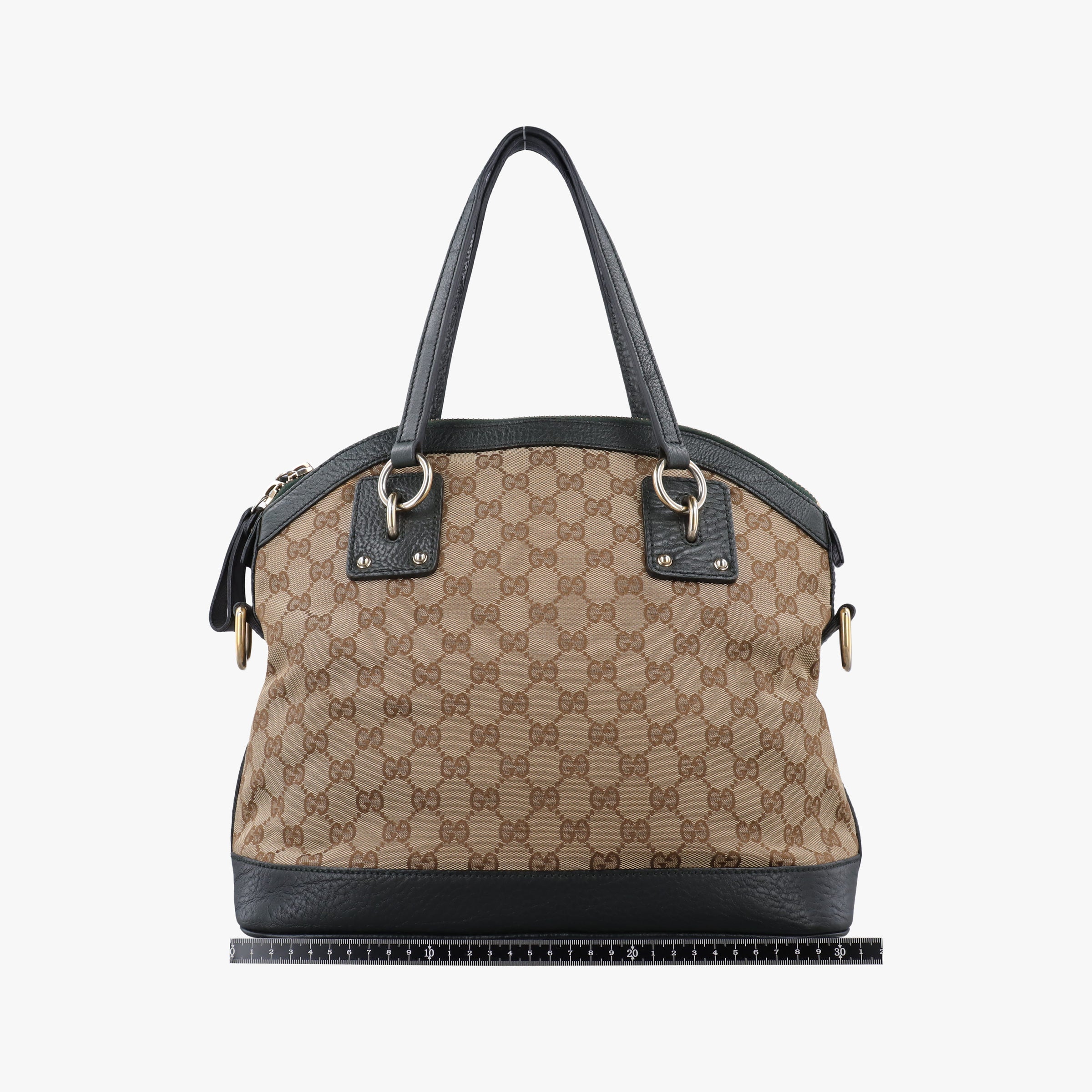 Guccissima Brown × Black Canvas×Leather 247279 G7341551グッチッシマ ブラウン × ブラック キャンバス×レザー 247279 G7341551