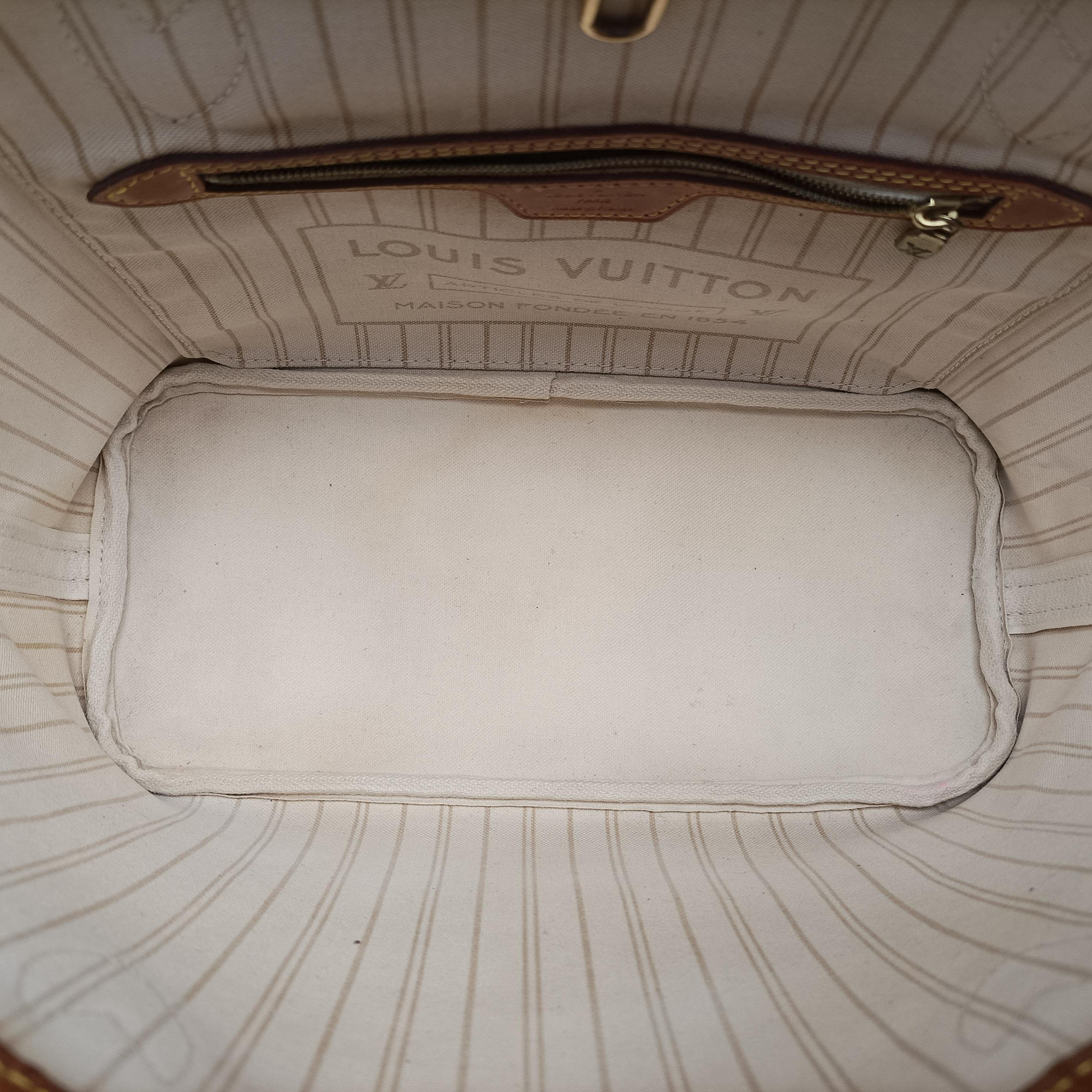 Neverfull MM Azur Damier Canvas N51107 AR0154ネヴァーフルMM アズール ダミエキャンバス N51107 AR0154