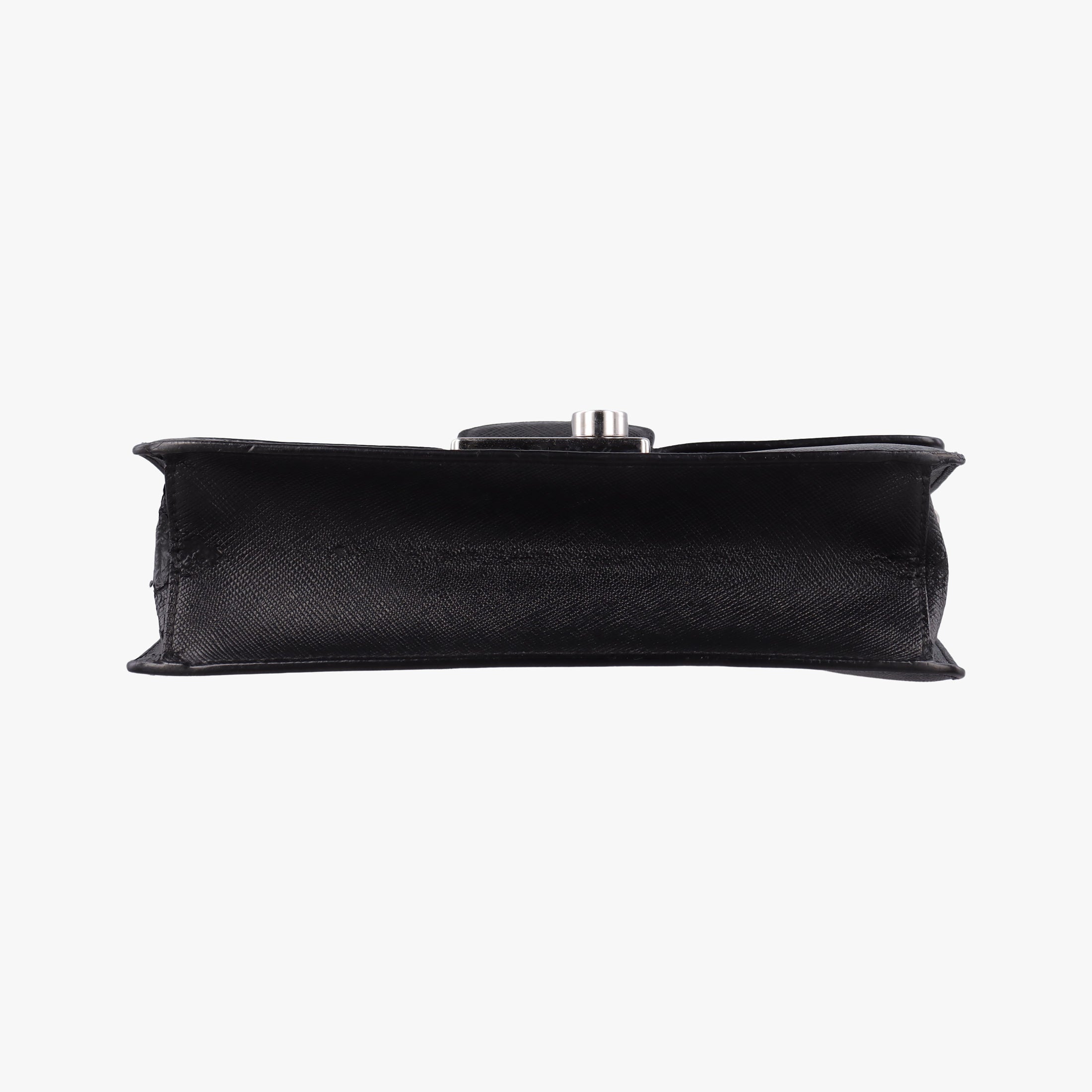 Sound Lock Black SAFFIANO Leather 1BD034 127サウンド ロック ブラック サフィアーノレザー 1BD034 127