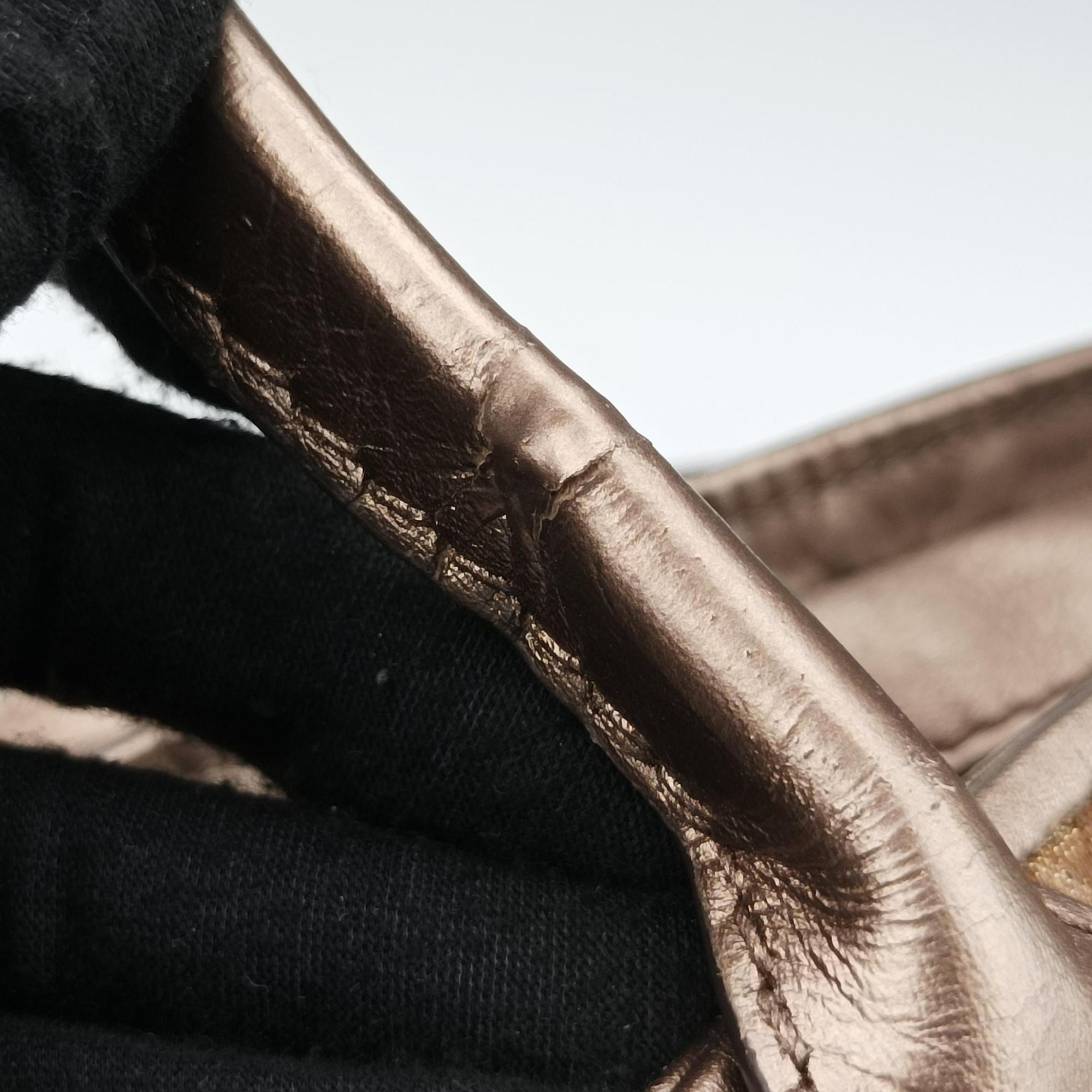 Heart Bit charm Golden×Brown canvas×leather 269955 C010146790ハートビット チャーム ゴールド×ブラウン キャンバス×レザー 269955 C010146790