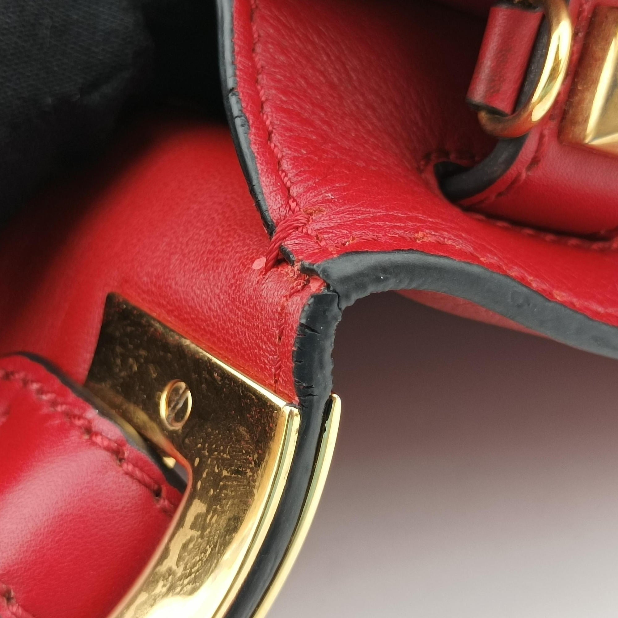 My Rockstud Red Leather BL-L998VIT2マイロックスタッズ レッド レザー BL-L998VIT2