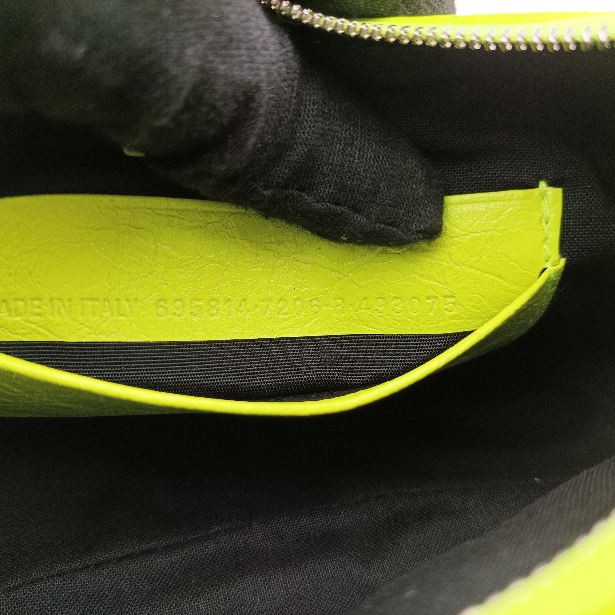 Le Cagole Green lambskin 695814.7206.R.493075ルカゴール グリーン ラムスキン 695814.7206.R.493075