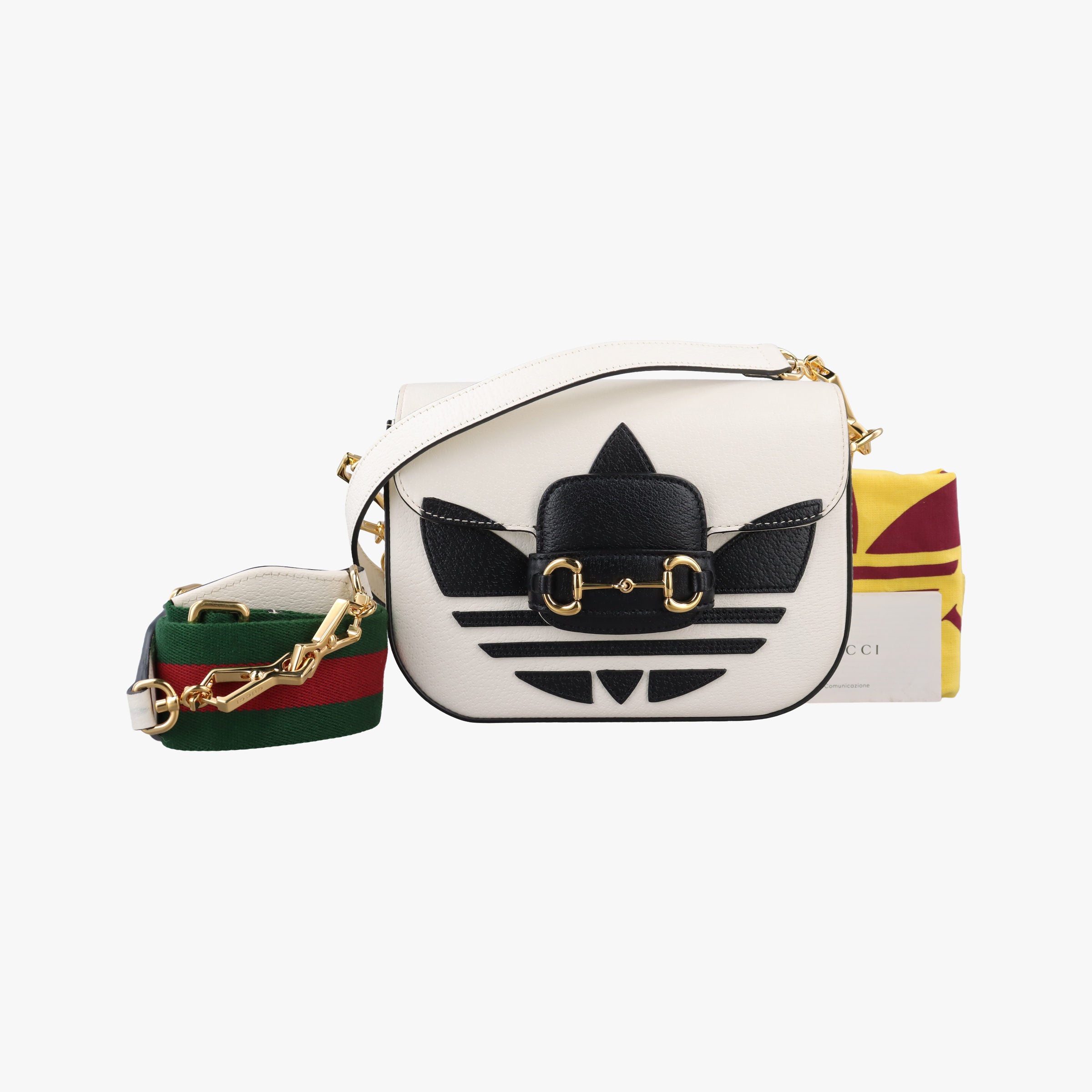 Adidas collaboration Horsebit 1955 White×Black Leather 658574 B038168423アディダスコラボ ホースビット1955 ホワイト×ブラック レザー 658574 B038168423