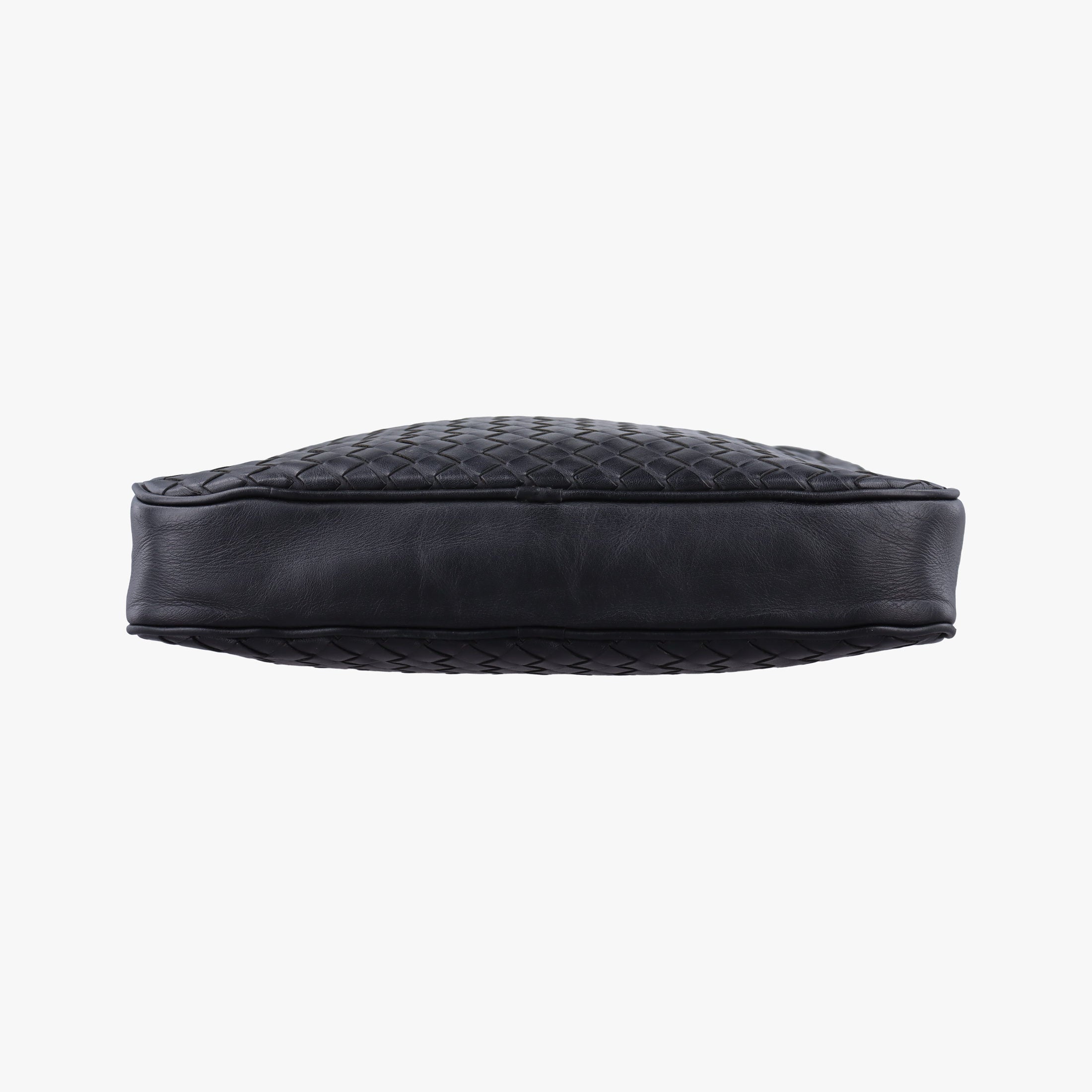 Intrecciato Black lambskin B07184451Dイントレチャート ブラック ラムスキン B07184451D