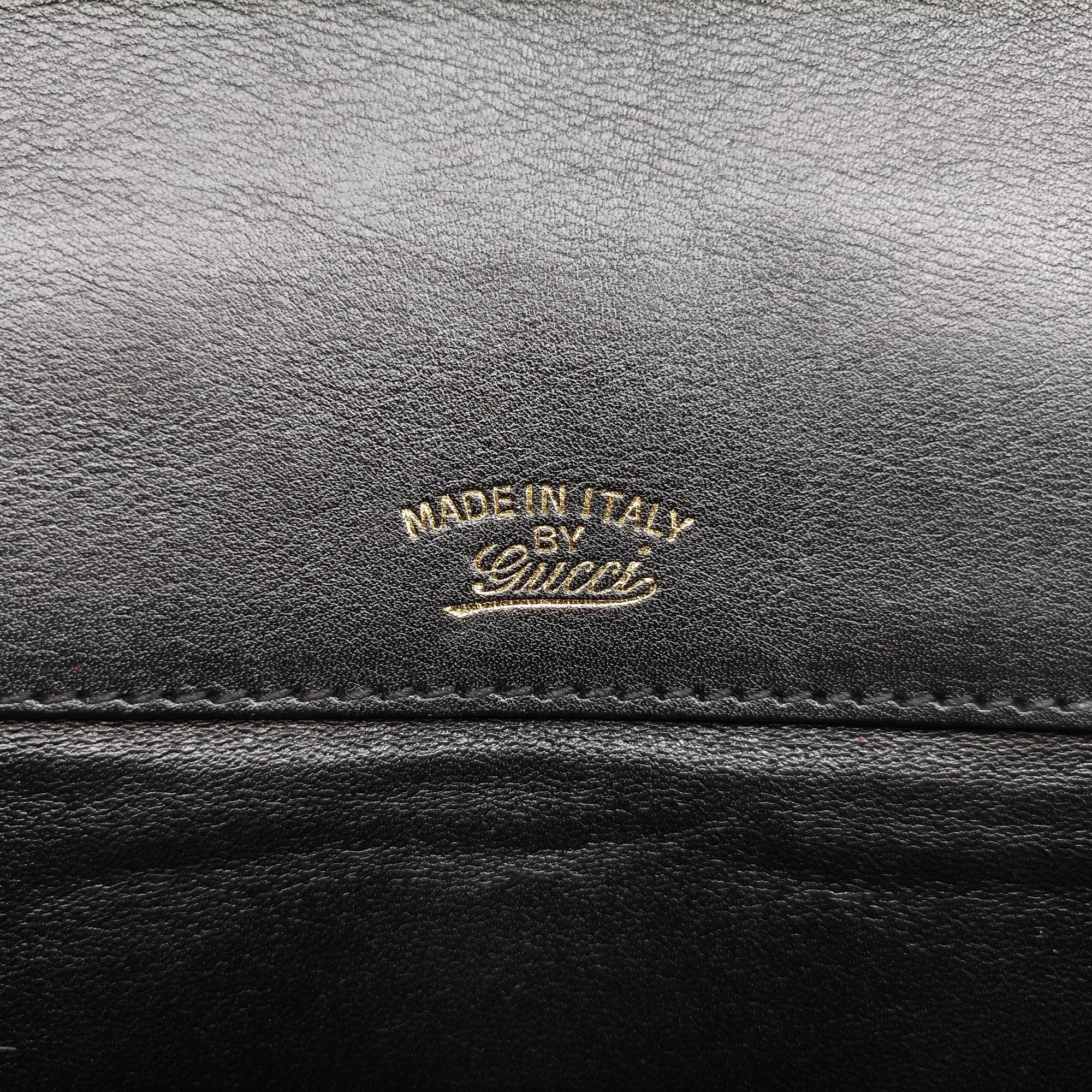 Interlocking 1973 Flap Black Leather 277522 E010257779インターロッキング 1973 フラップ ブラック レザー 277522 E010257779