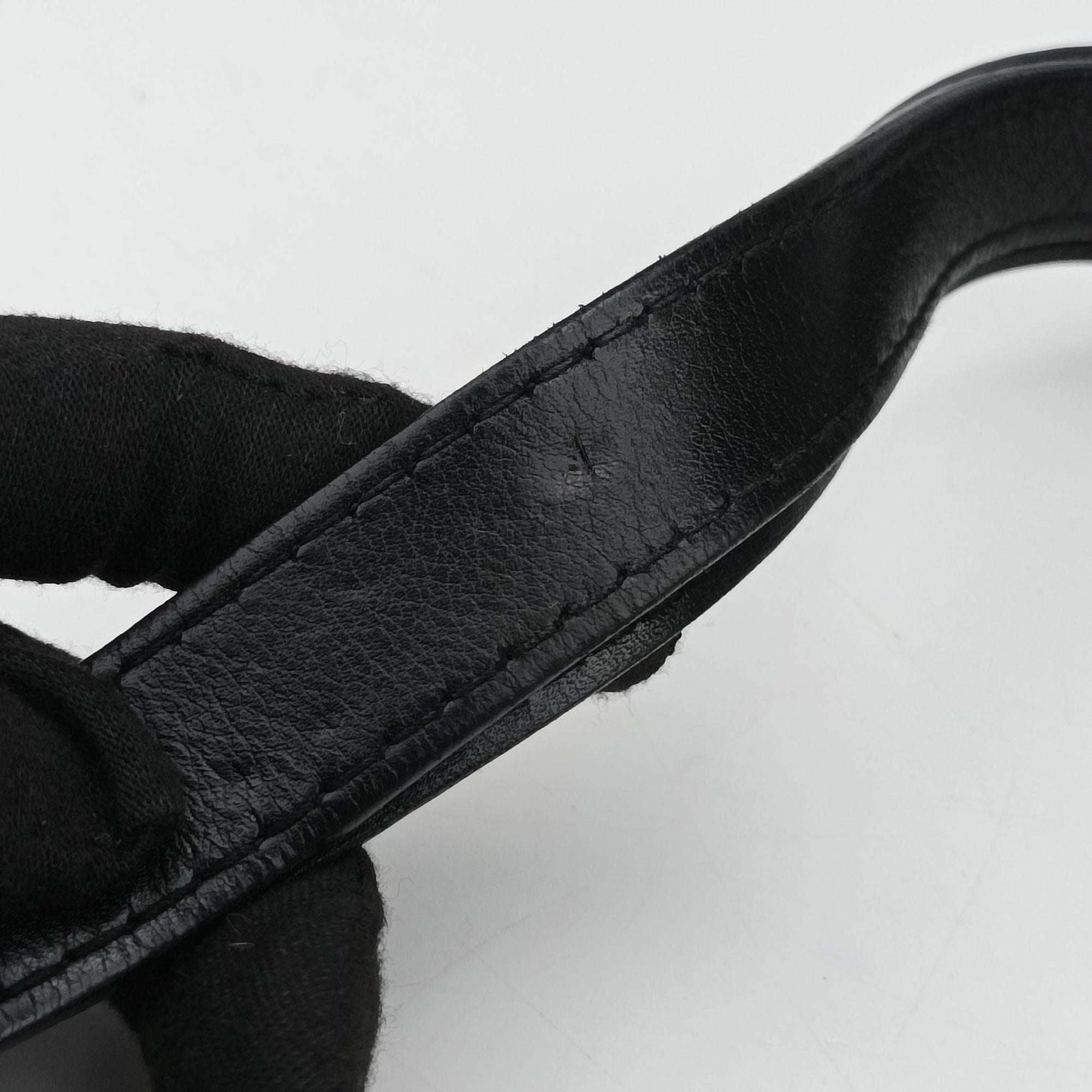 Interlocking 1973 Flap Black Leather 277522 E010257779インターロッキング 1973 フラップ ブラック レザー 277522 E010257779