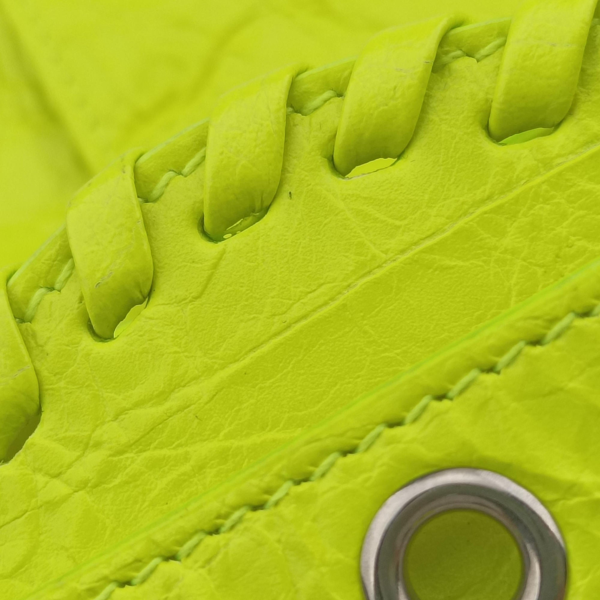 Le Cagole Neon Yellow lambskin 719065.7206.P.643888ルカゴール ネオンイエロー ラムスキン 719065.7206.P.643888