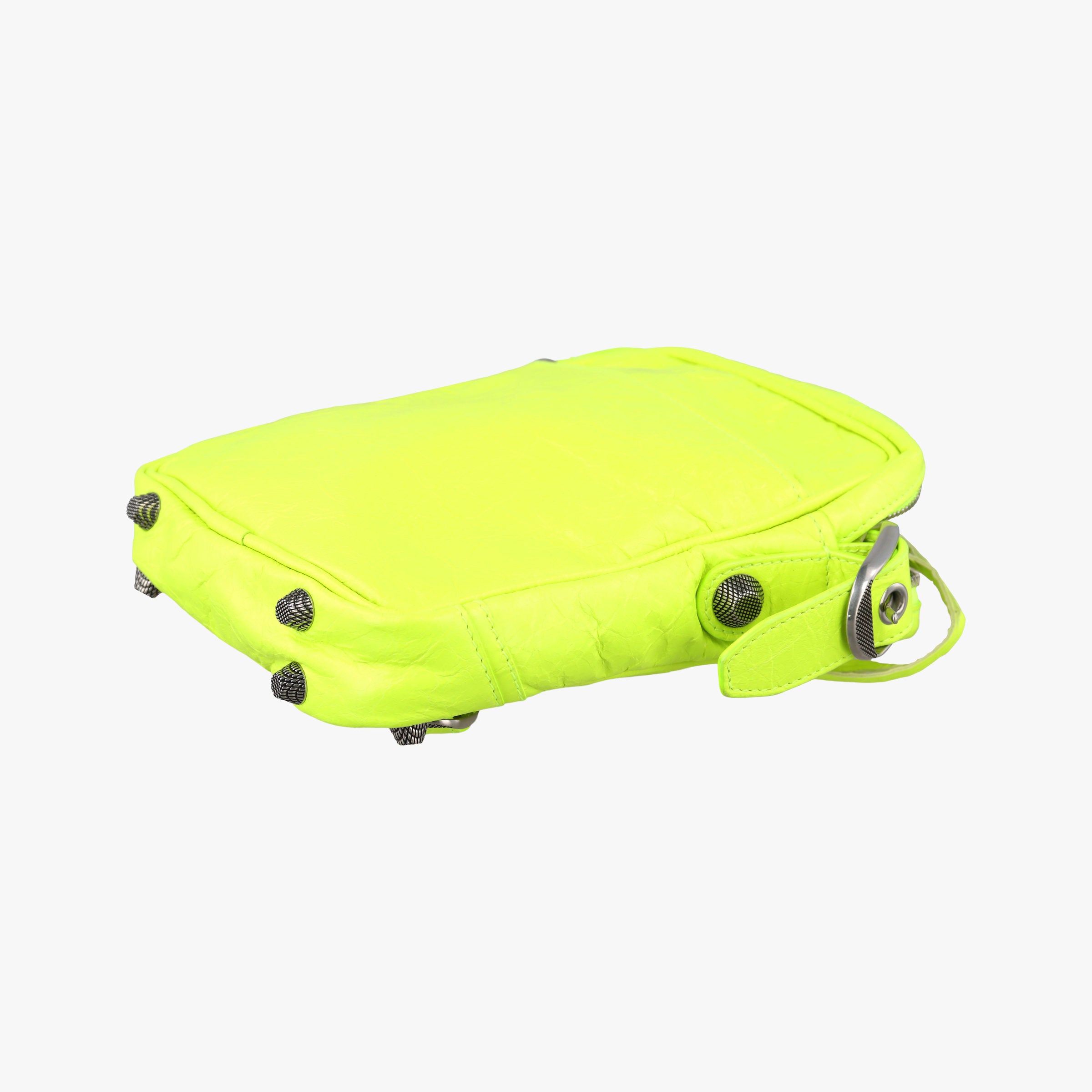 Le Cagole Neon Yellow lambskin 719065.7206.P.643888ルカゴール ネオンイエロー ラムスキン 719065.7206.P.643888