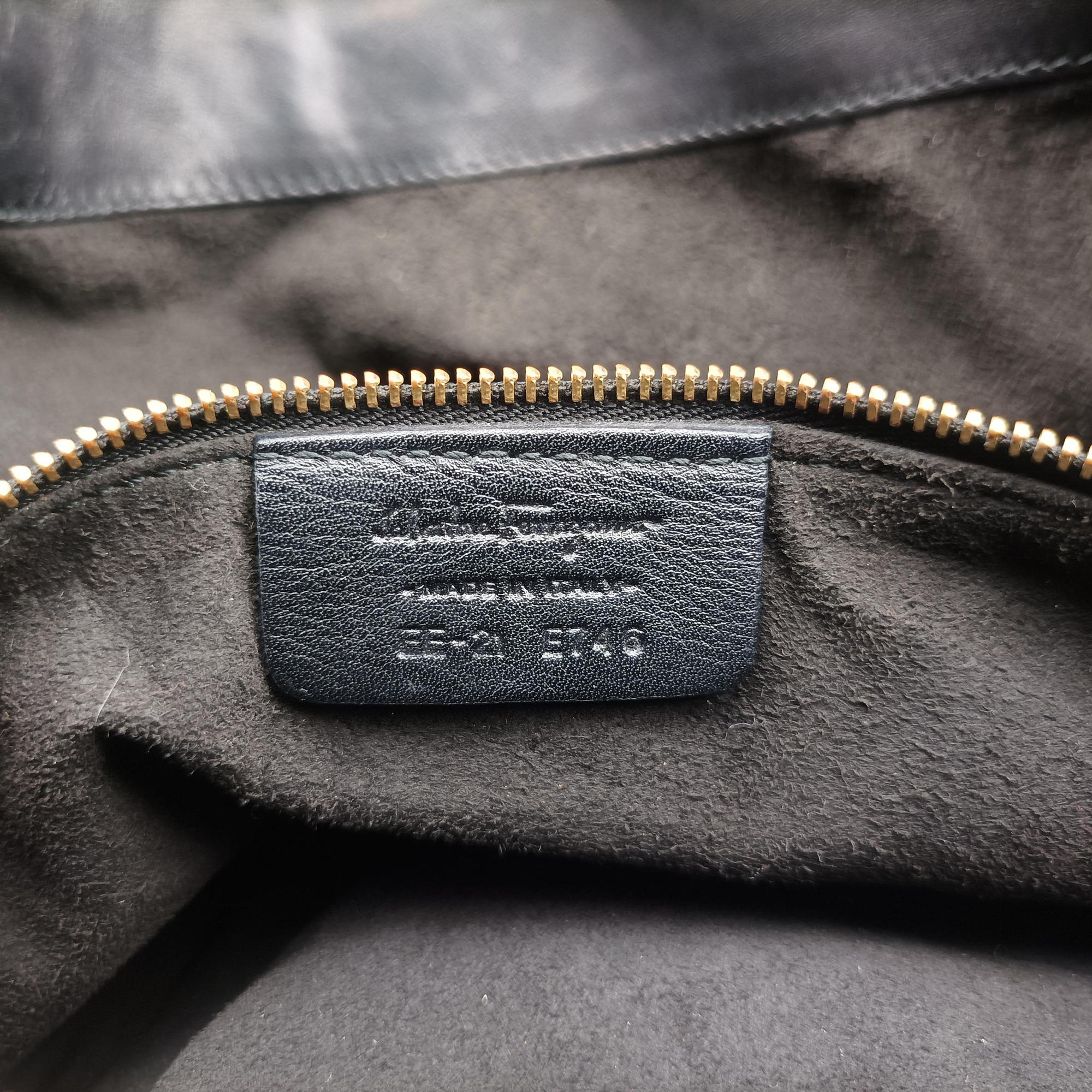 Enny hobo Black Leather EE-21 E746エニー ホーボー ブラック レザー EE-21 E746