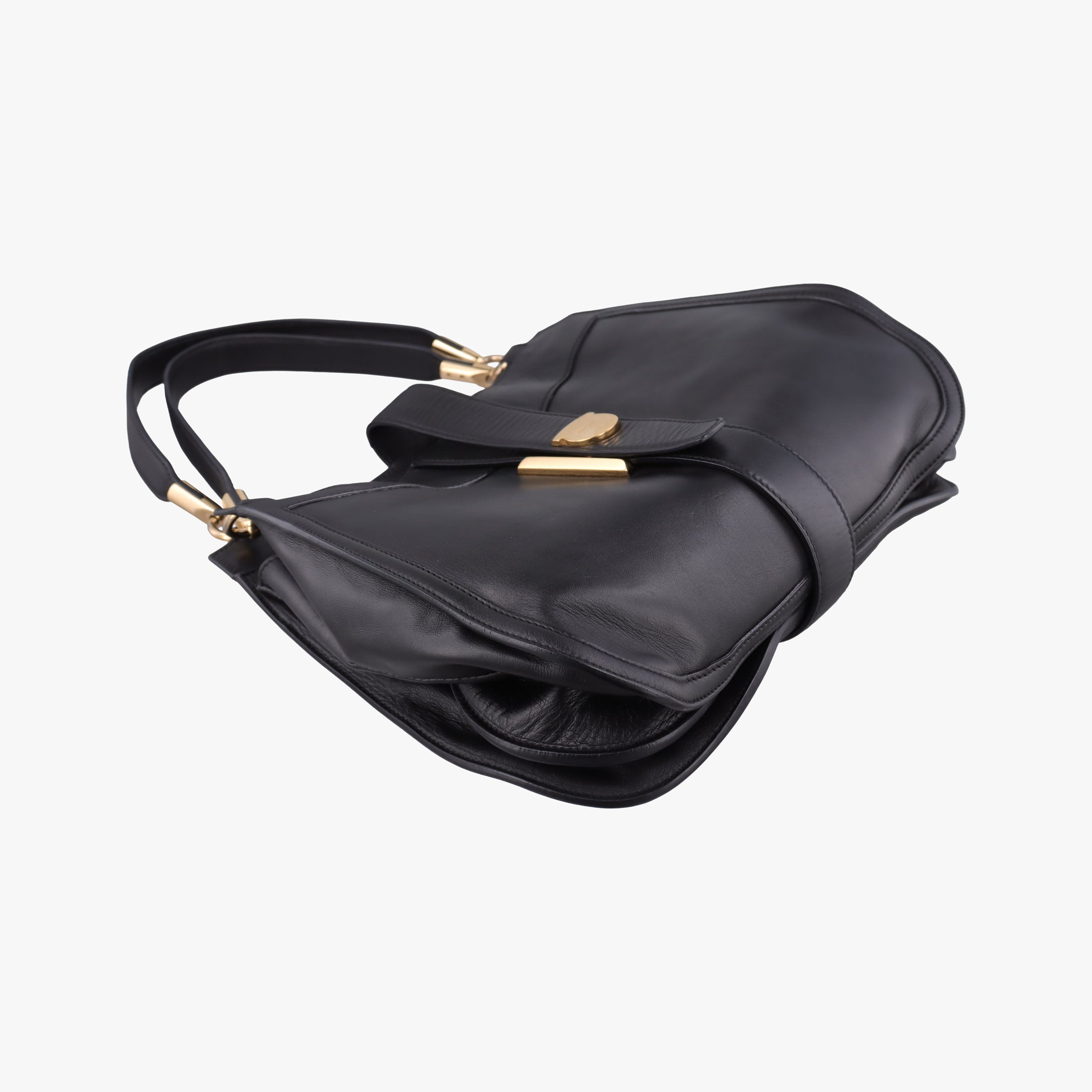 Enny hobo Black Leather EE-21 E746エニー ホーボー ブラック レザー EE-21 E746