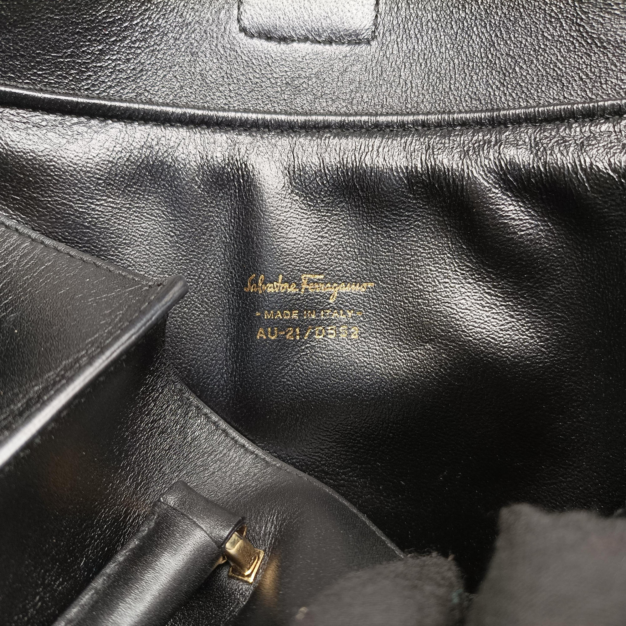 Gancini Juliet Black leather AU-21/D552ガンチーニ ジュリエット ブラック レザー AU-21/D552