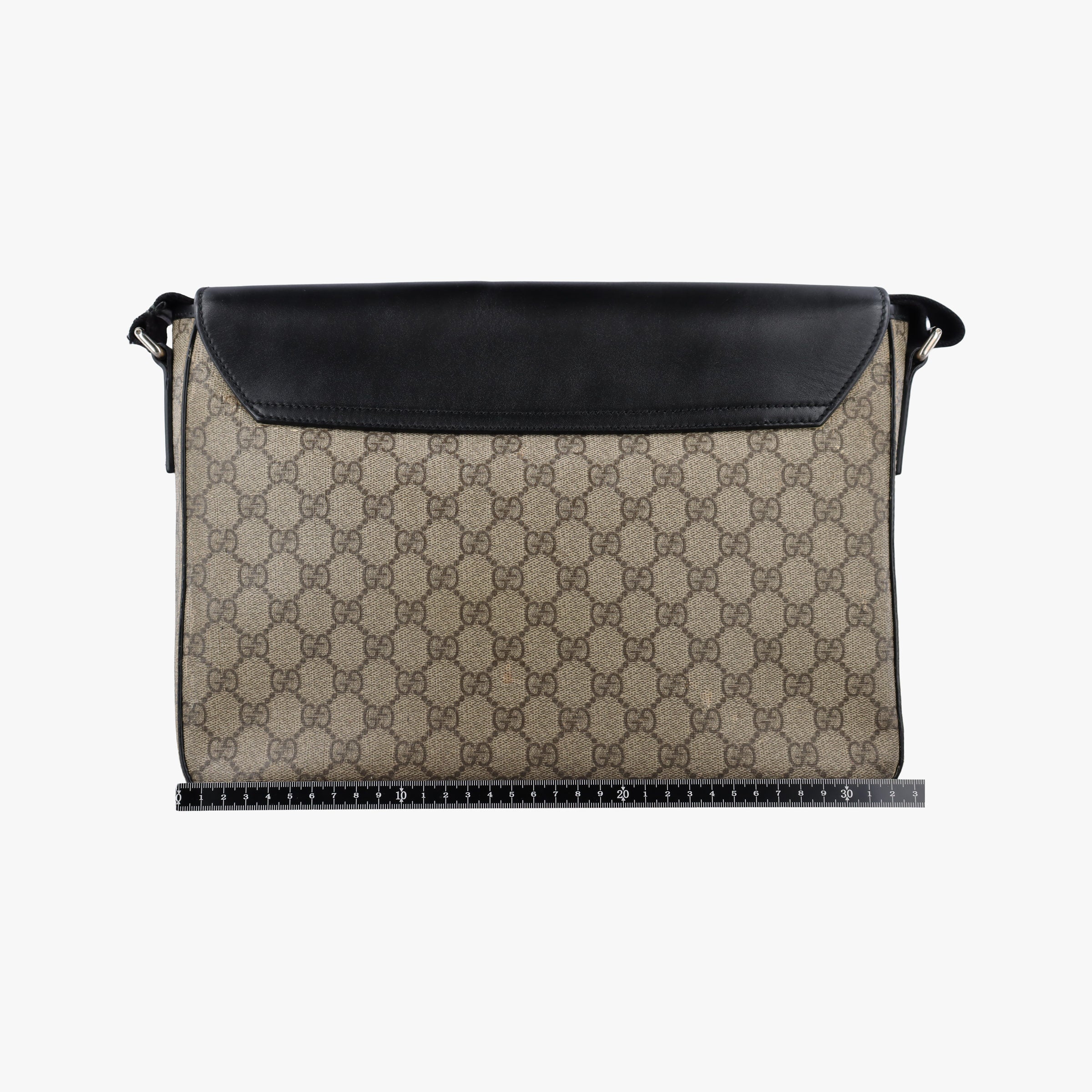 GG Plus GG Supreme Beige×black PVC coated canvas×Leather 406367 H018774868GGプラス GGスプリーム ベージュ×ブラック PVCコーティングキャンバス×レザー 406367 H018774868