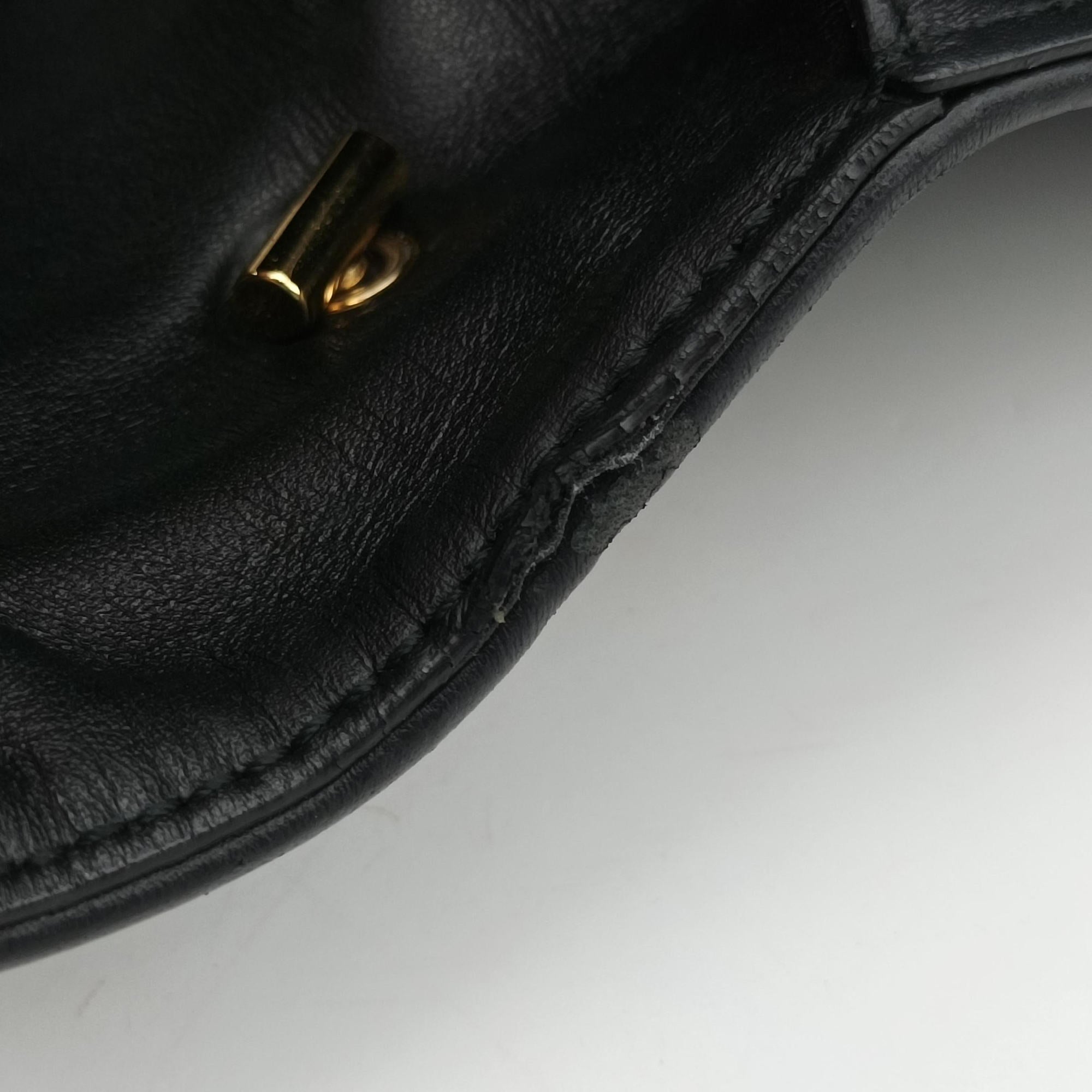 Vara Logo Ribbon Stripe Black Leather AU-21/F164ヴァラ ロゴ リボン ストライプ ブラック レザー AU-21/F164