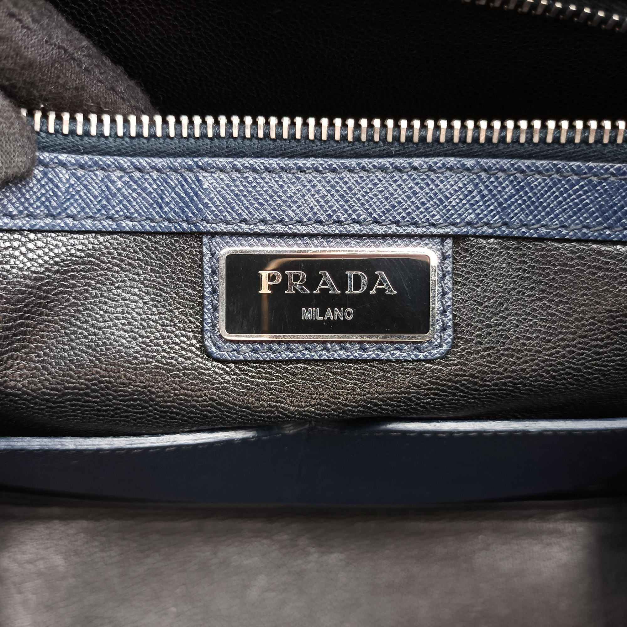 business bag briefcase Navy SAFFIANO Leather 2VE363 7/Iビジネスバッグ ブリーフケース ネイビー サフィアーノレザー 2VE363 7/I