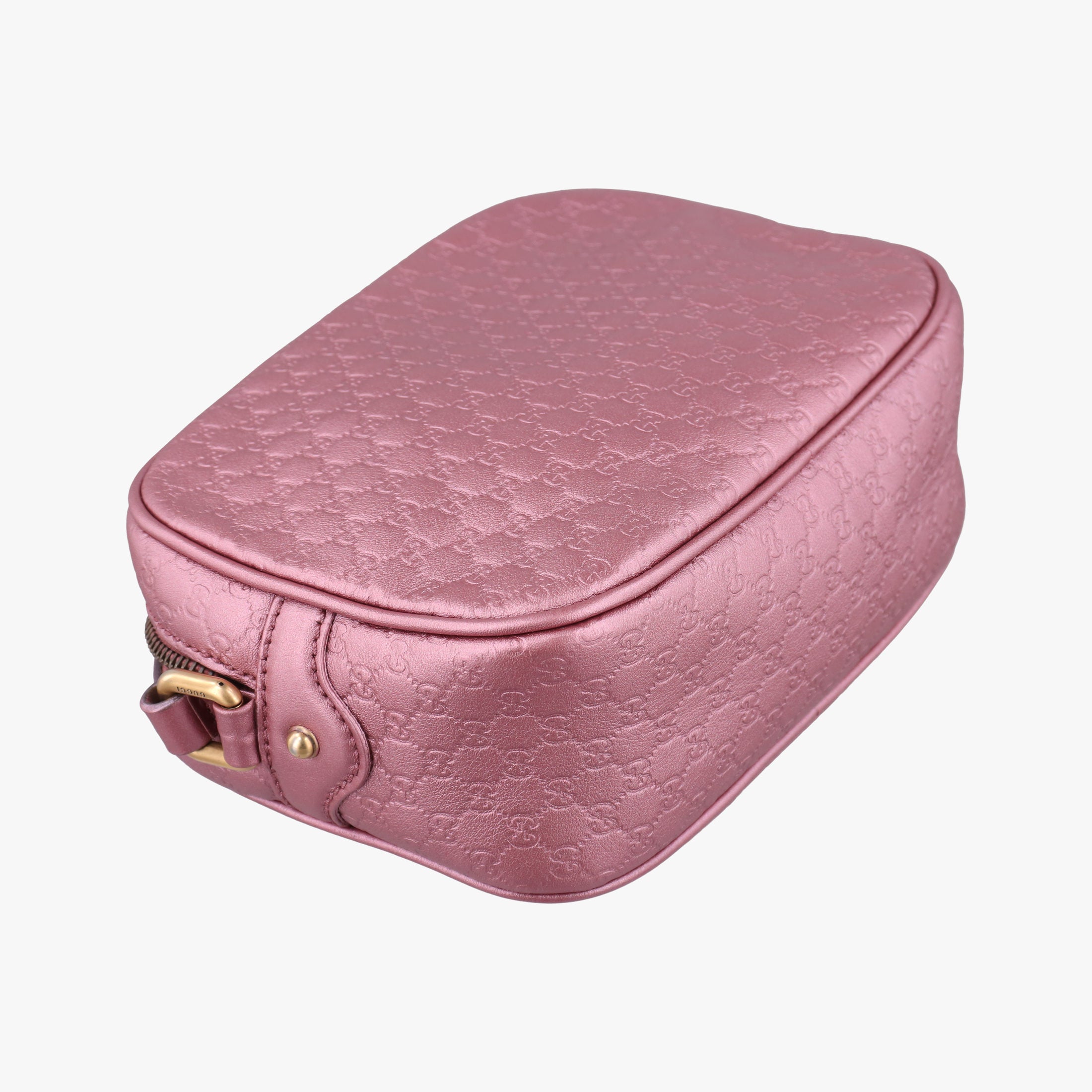 Microguccissima bamboo camera Pink Leather 309538 B013121338マイクログッチシマ バンブー ピンク レザー 309538 B013121338