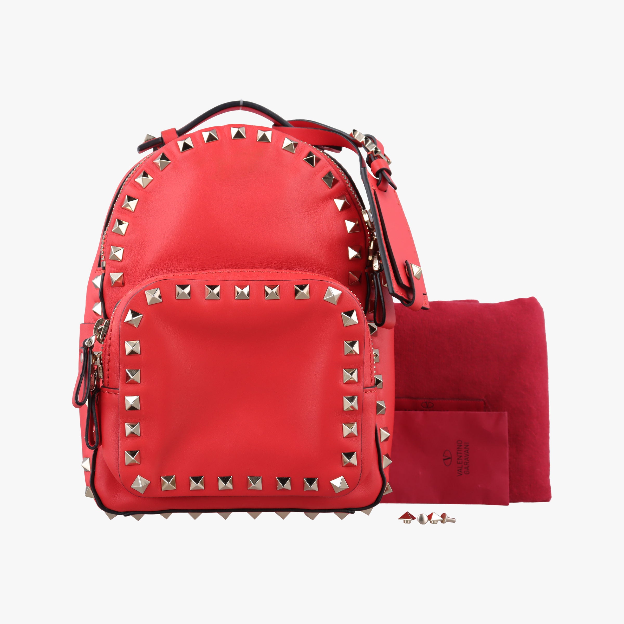 Rockstud Red Leather TV1W2B0859BOLロックスタッズ レッド レザー TV1W2B0859BOL