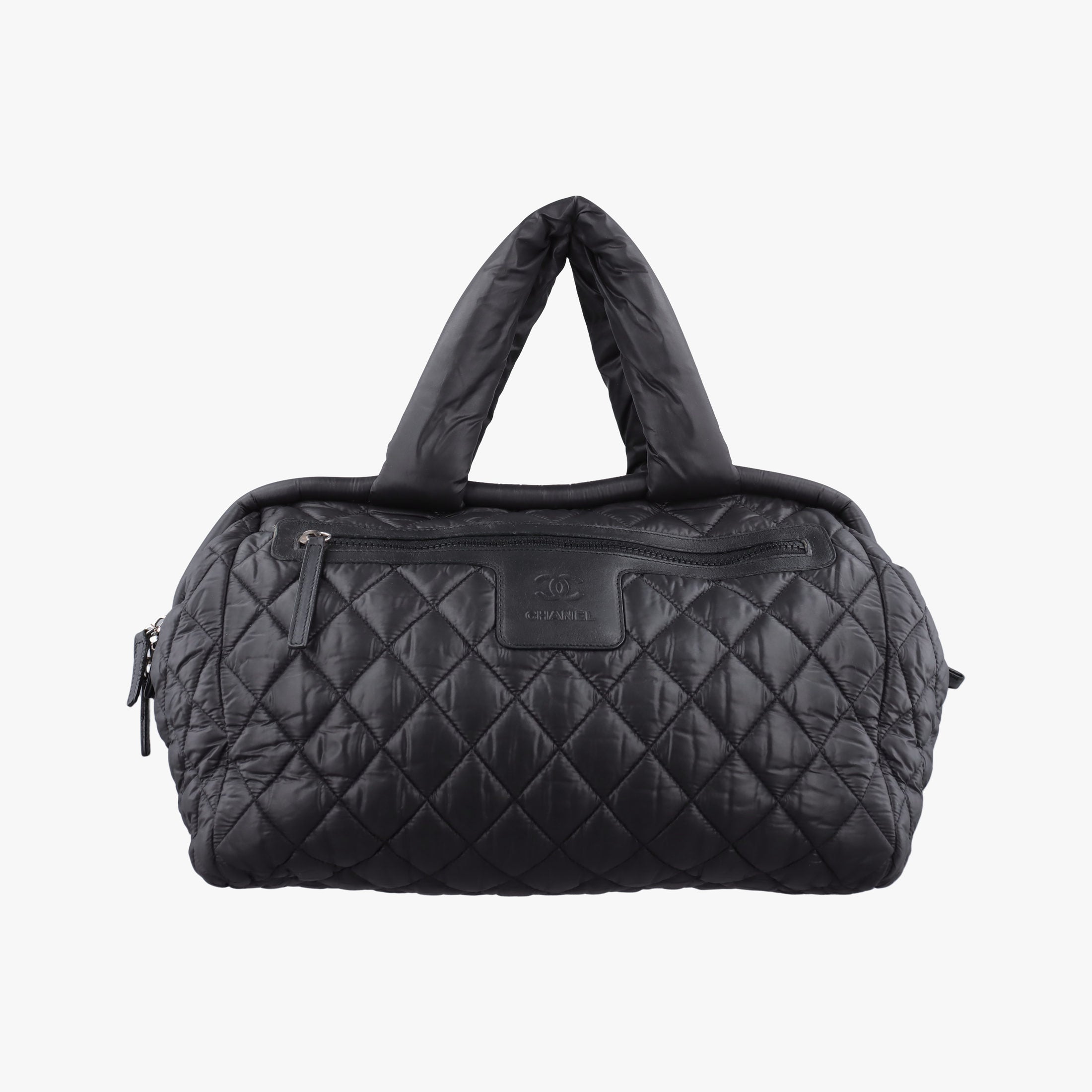 Cococoon Quilting Black Nylon×Leather A47107 13656644コココクーン キルティング ブラック ナイロン×レザー A47107 13656644