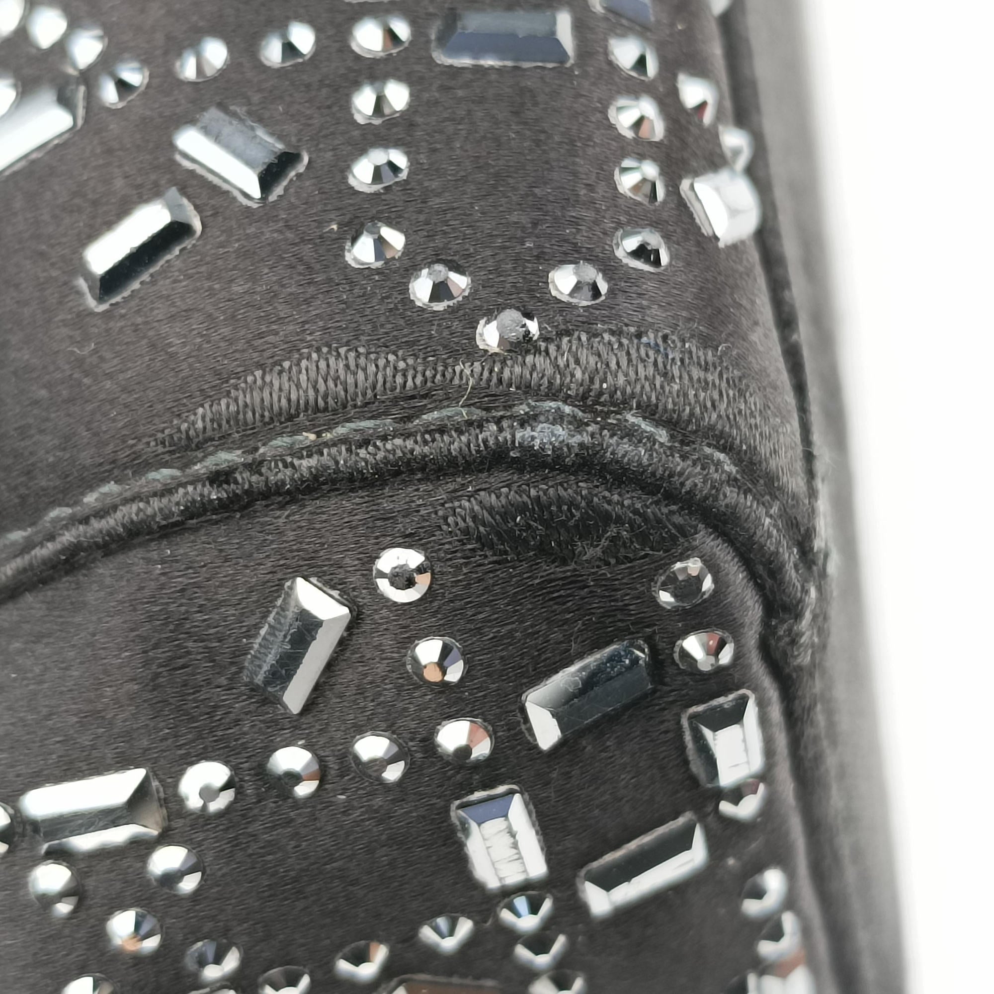 Lady Dior Black Silk 01-RU-0128レディディオール ブラック シルク 01-RU-0128